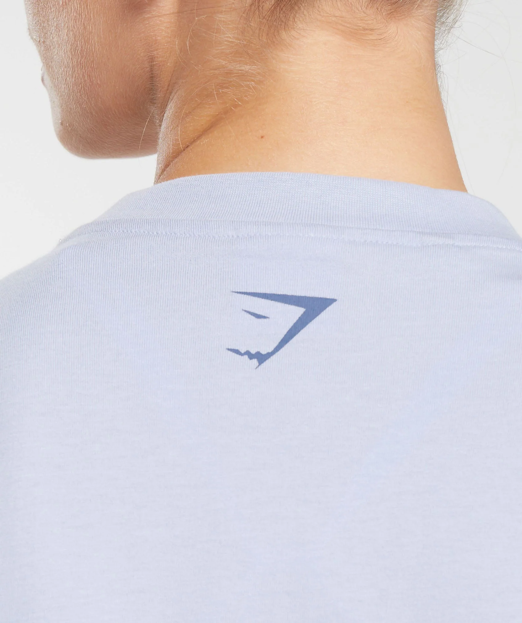 Gymshark Love Hearts Oversized T-Shirt - Silver Lilac - Image 5