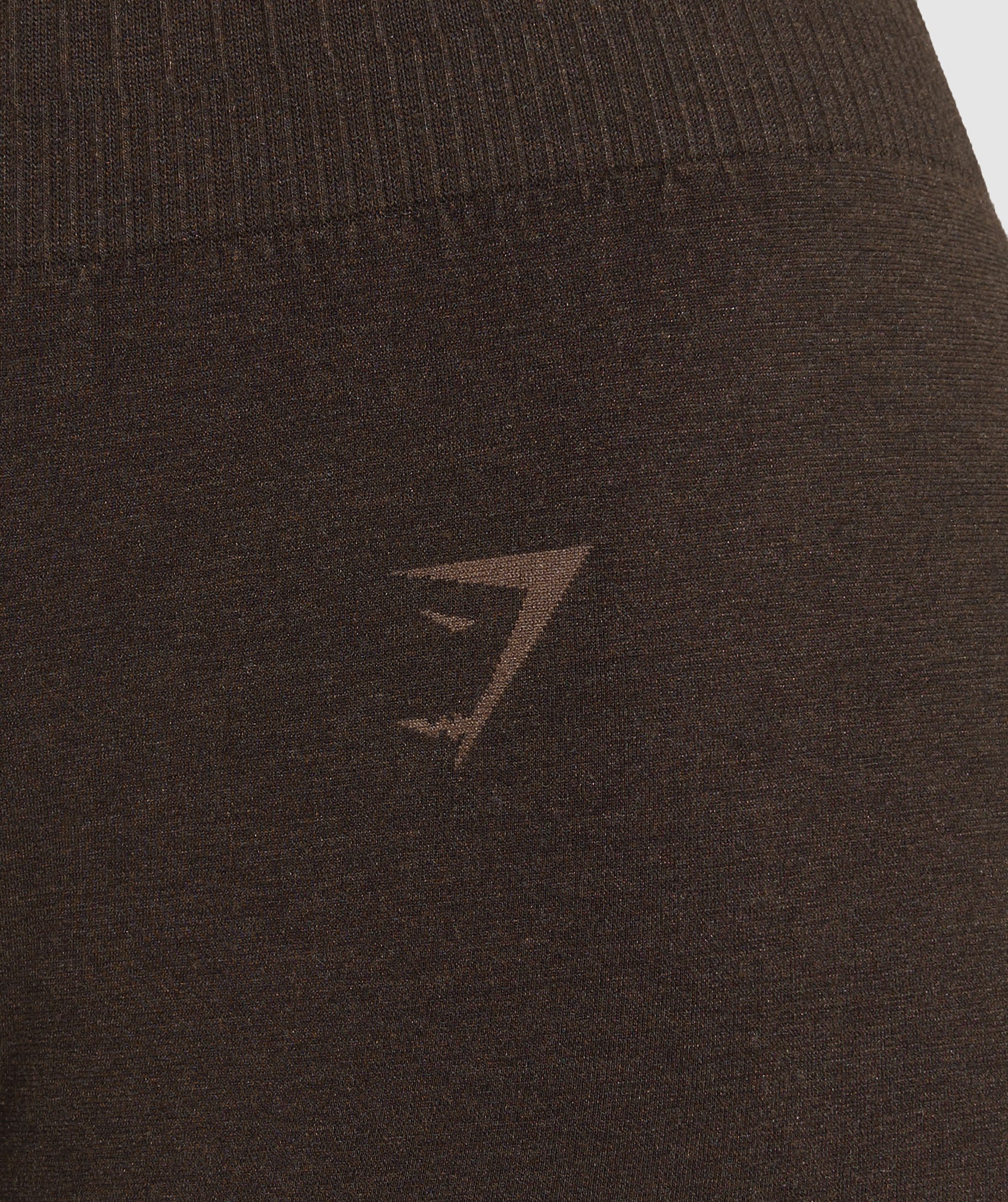 Gymshark Luxe Seamless Flare Leggings - Walnut Brown Marl - Image 6