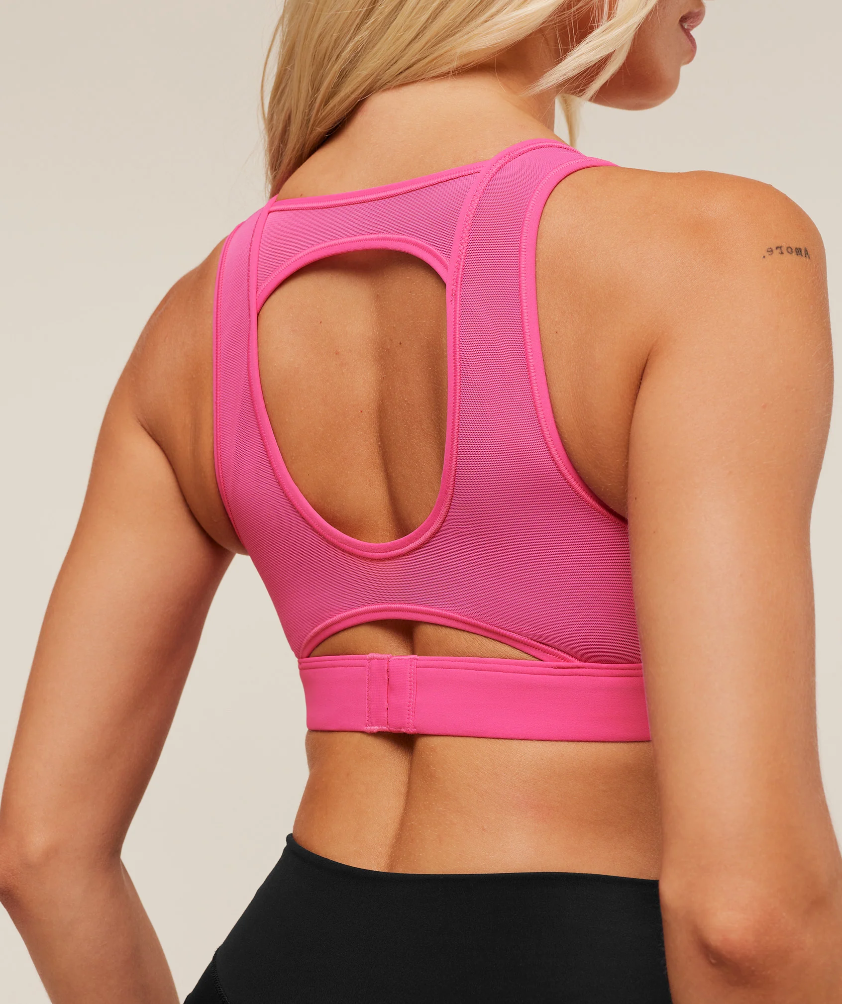 Gymshark Mesh Back Sports Bra - Energy Pink - Image 5