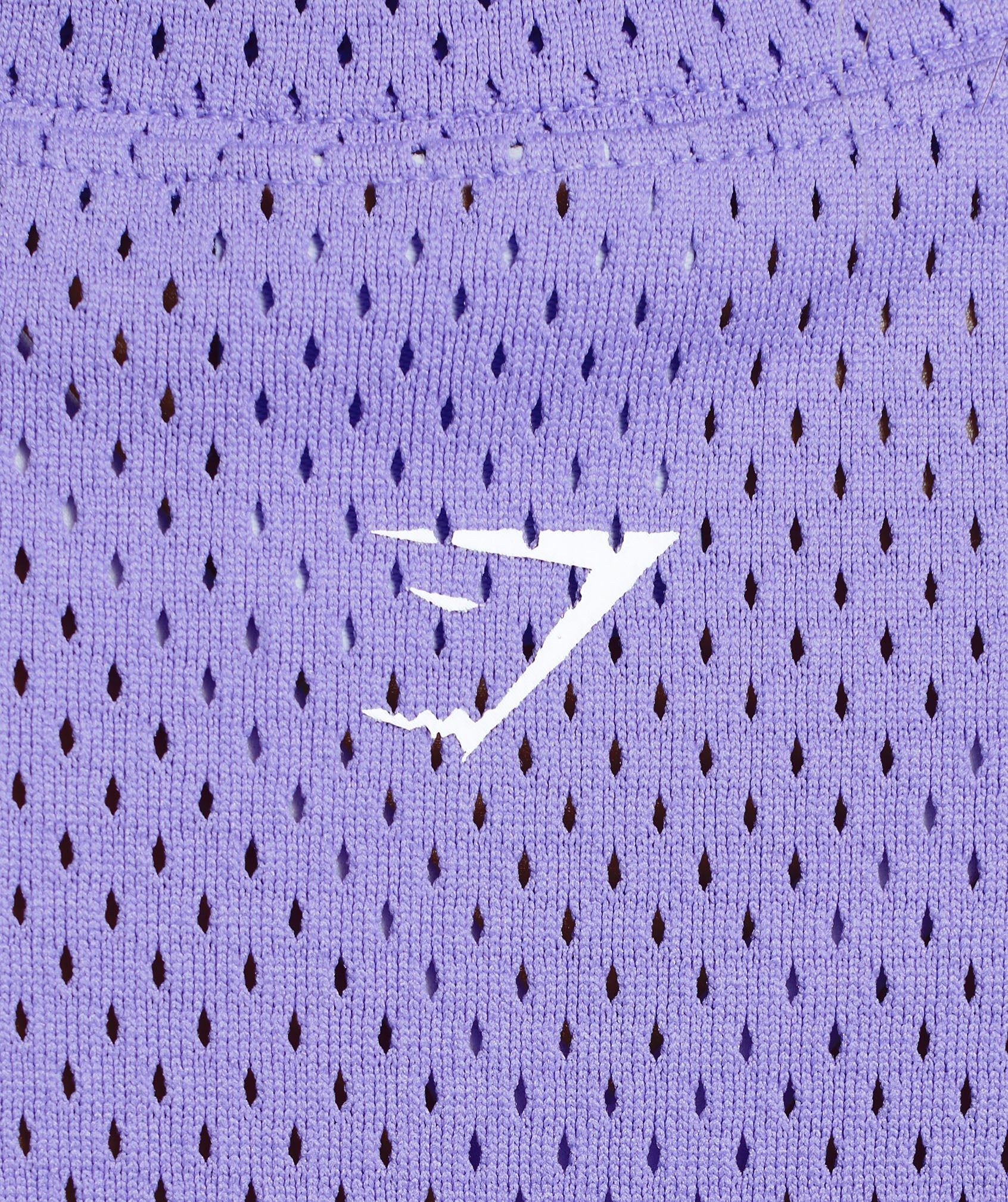 Gymshark Mesh Graphic Crop Top - Record Purple - Image 6