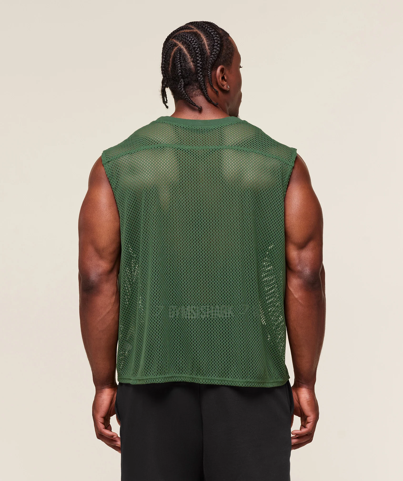 Gymshark Mesh Oversized Tank - Classic Green - Image 2
