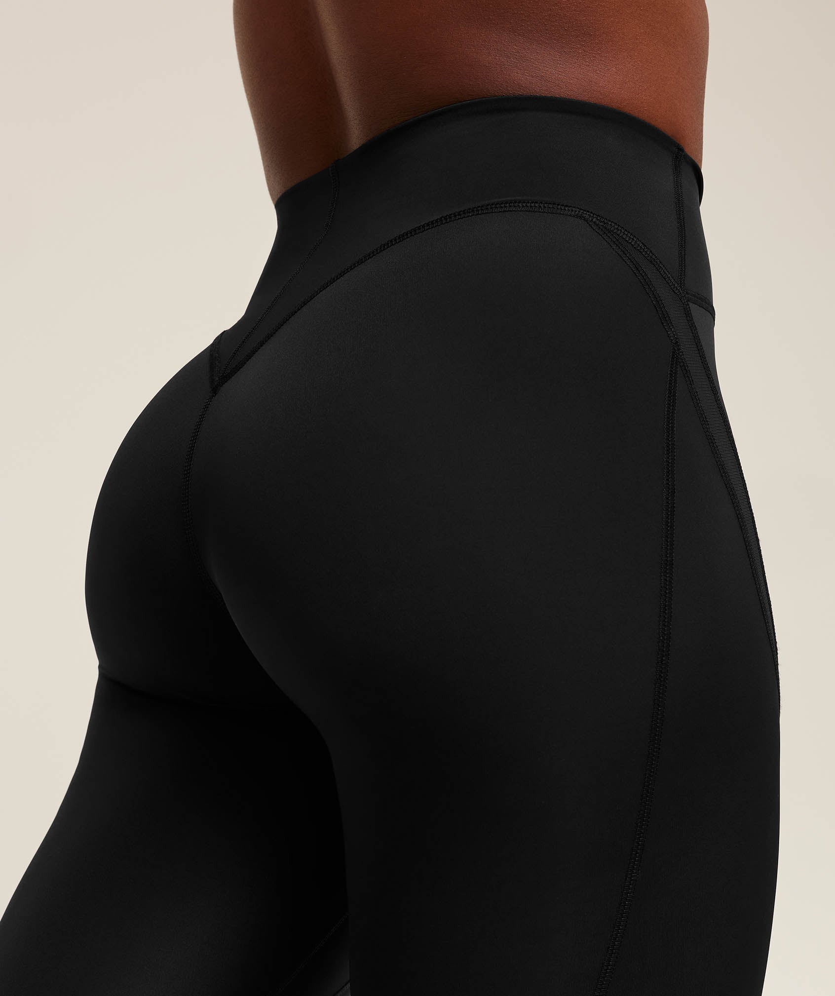 Gymshark Mesh Panel Leggings - GS Black - Image 4