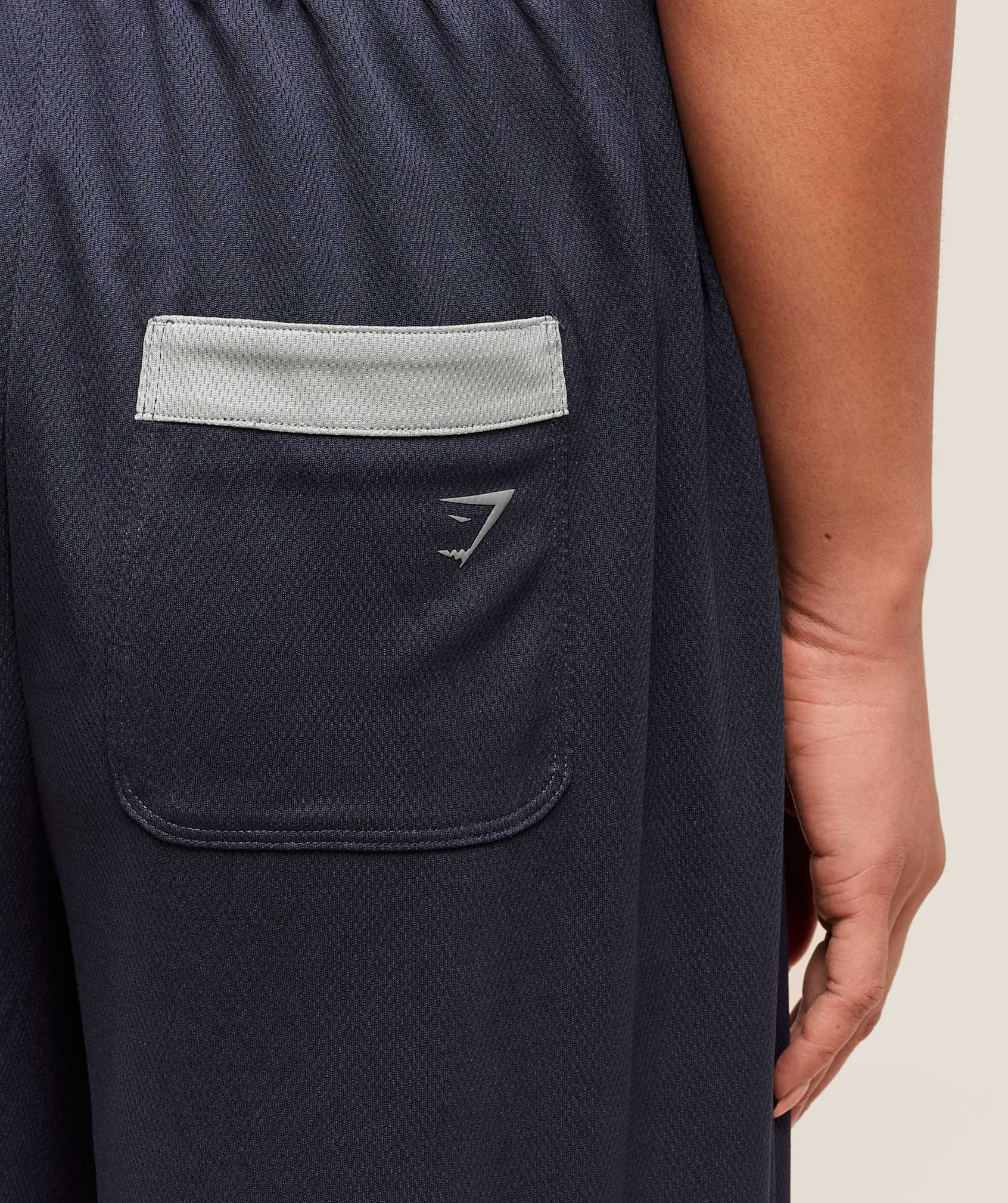 Gymshark Mesh Straight Leg Pants - Heavy Blue/Stone Grey - Image 6