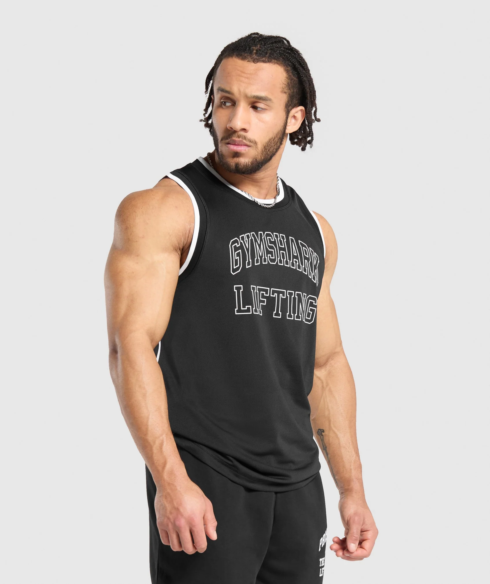 Gymshark Mesh Tank - Black - Image 3