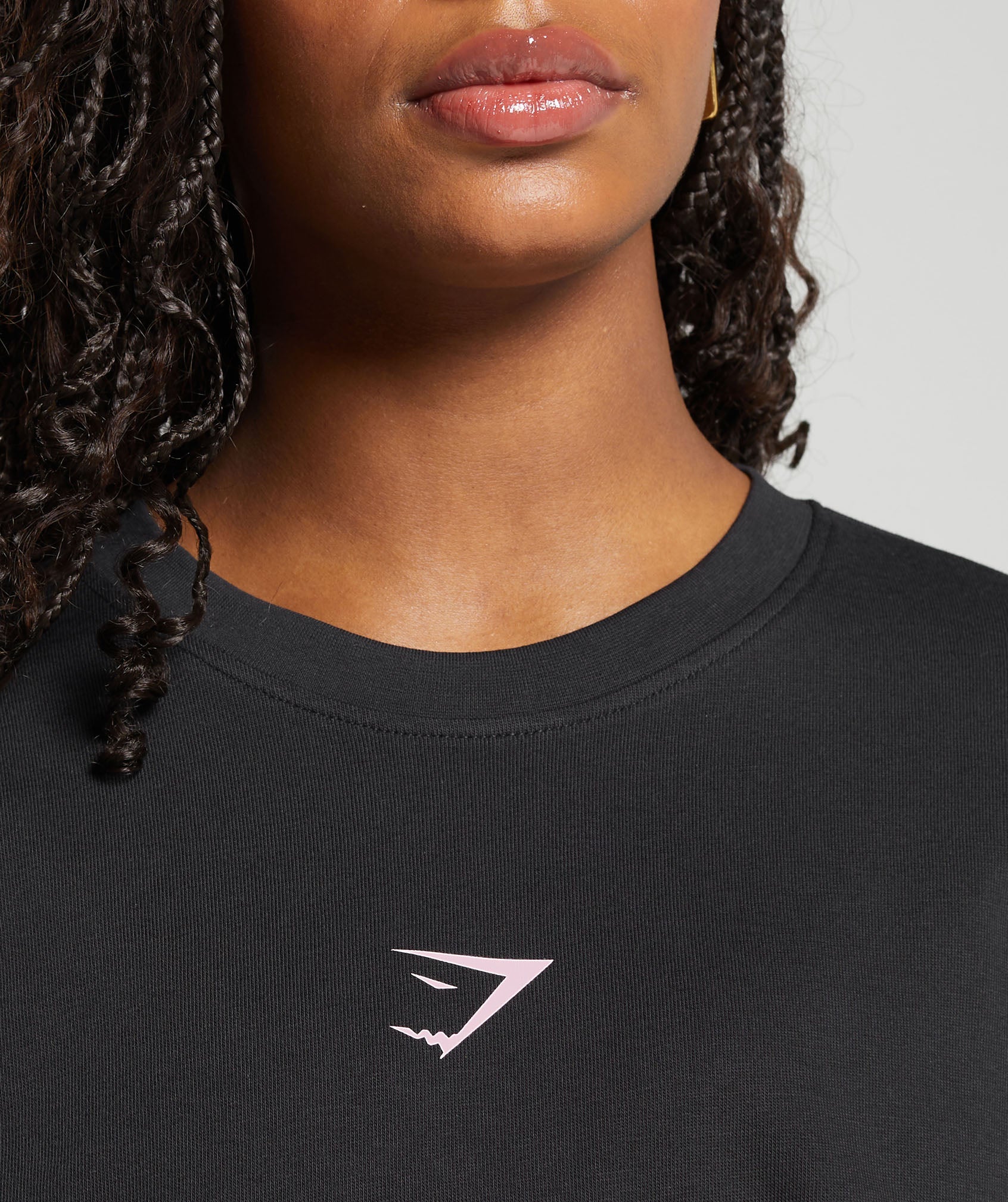 Gymshark Miami Graphic T-Shirt - Black/Dolly Pink - Image 5