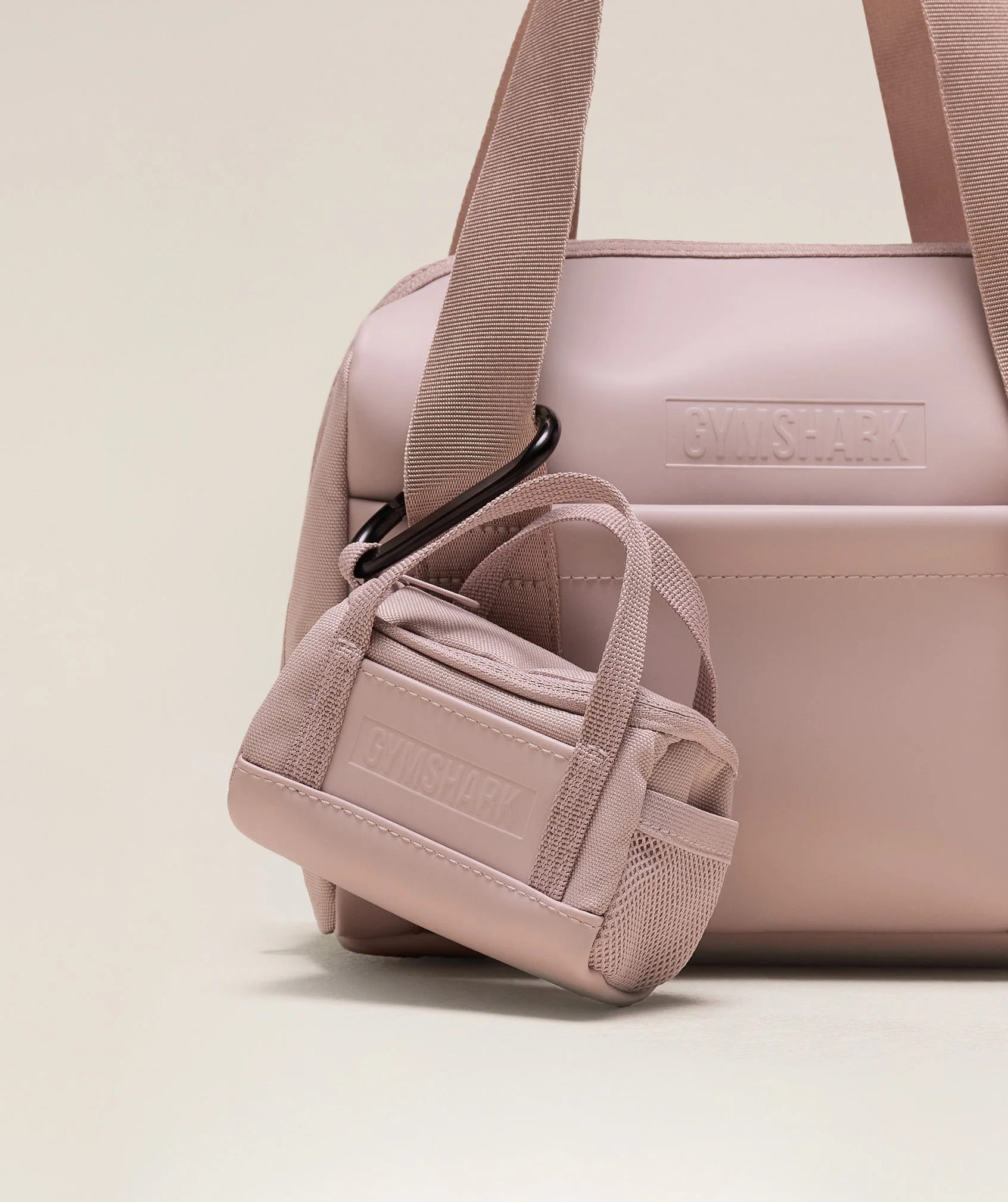 Gymshark Mini Everyday Holdall Keychain - Muted Pink - Image 2