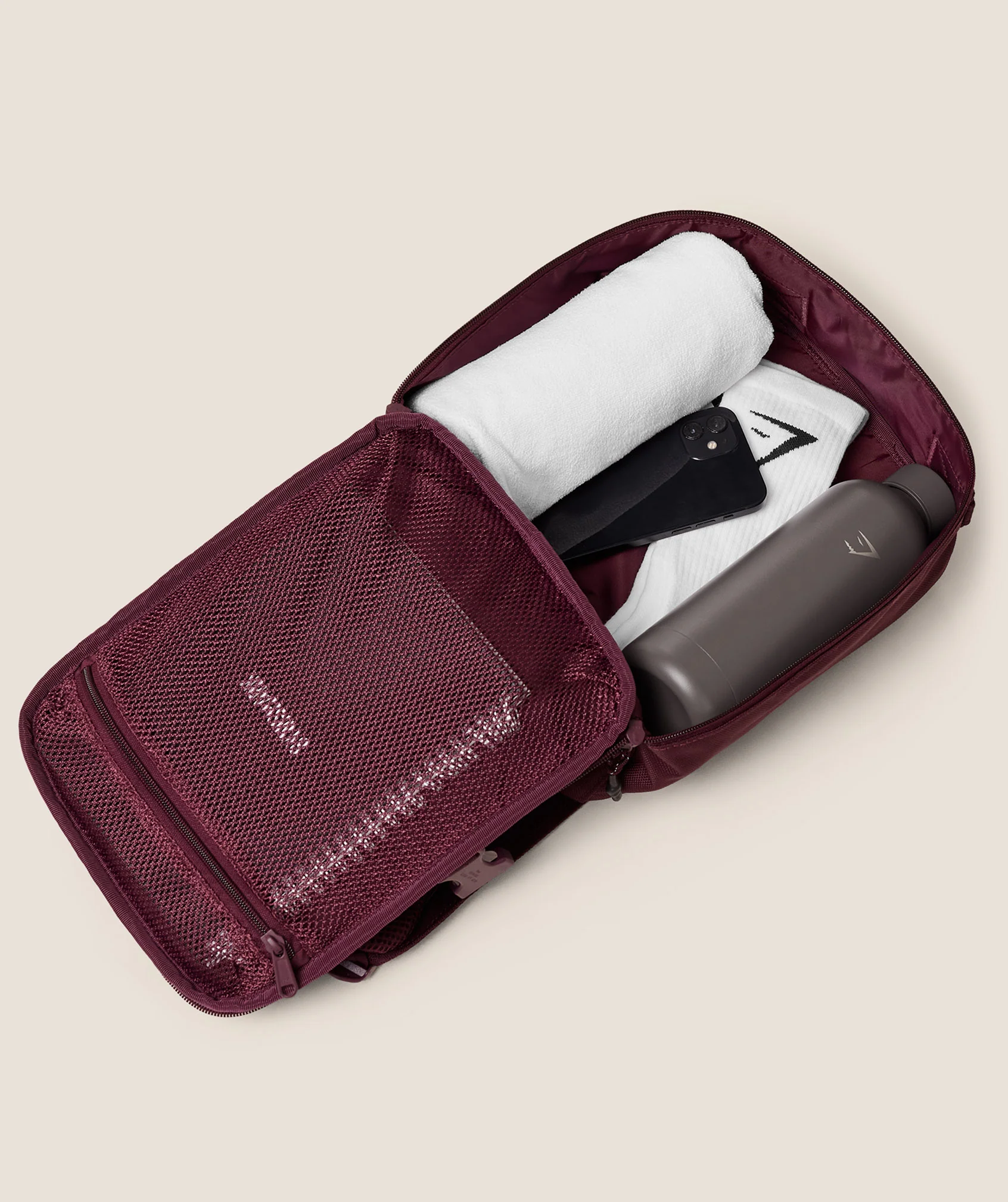Gymshark Mini Tactical Backpack - GS Impact Burgundy - Image 2