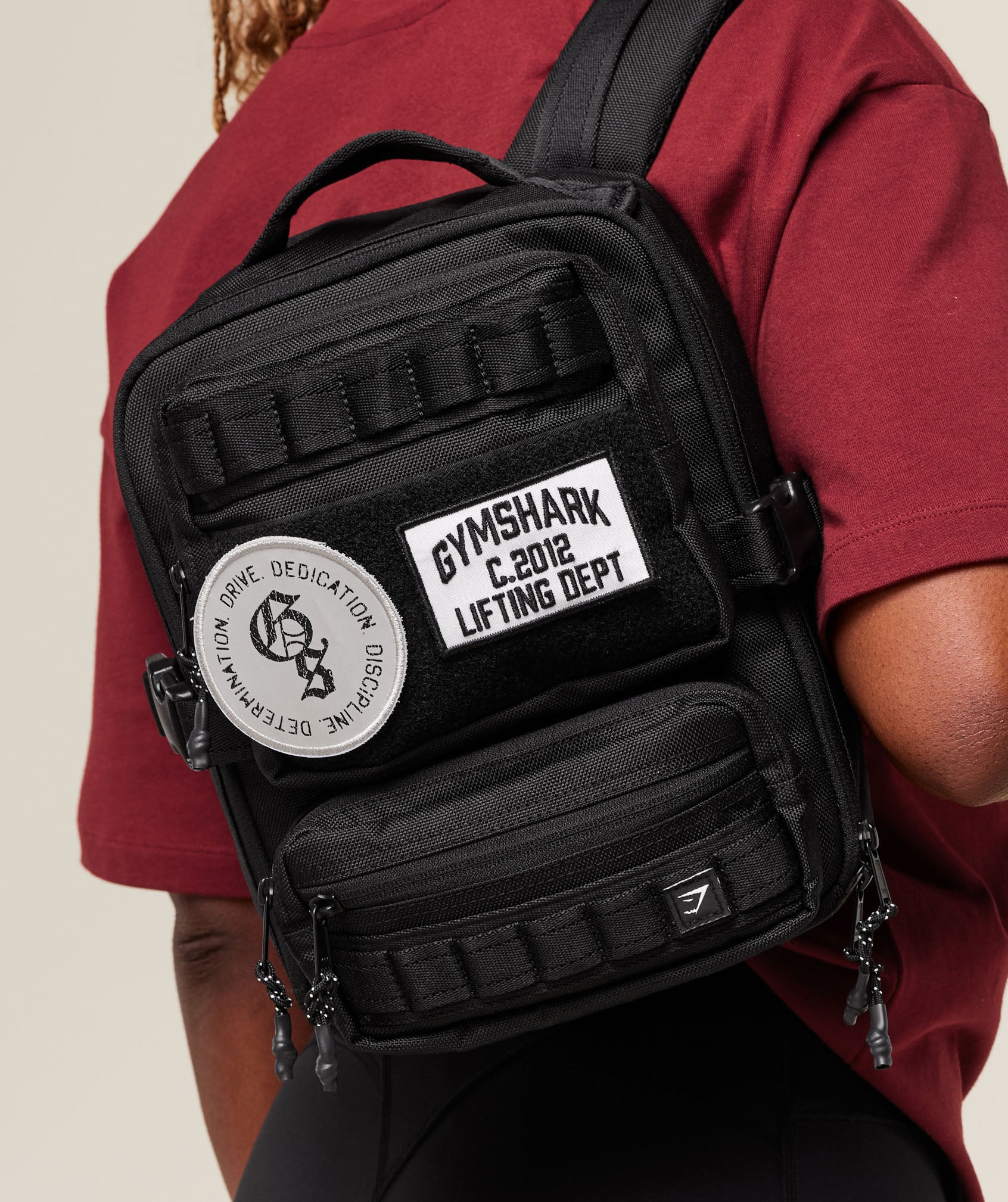 Gymshark Mini Tactical Backpack - Black - Image 8