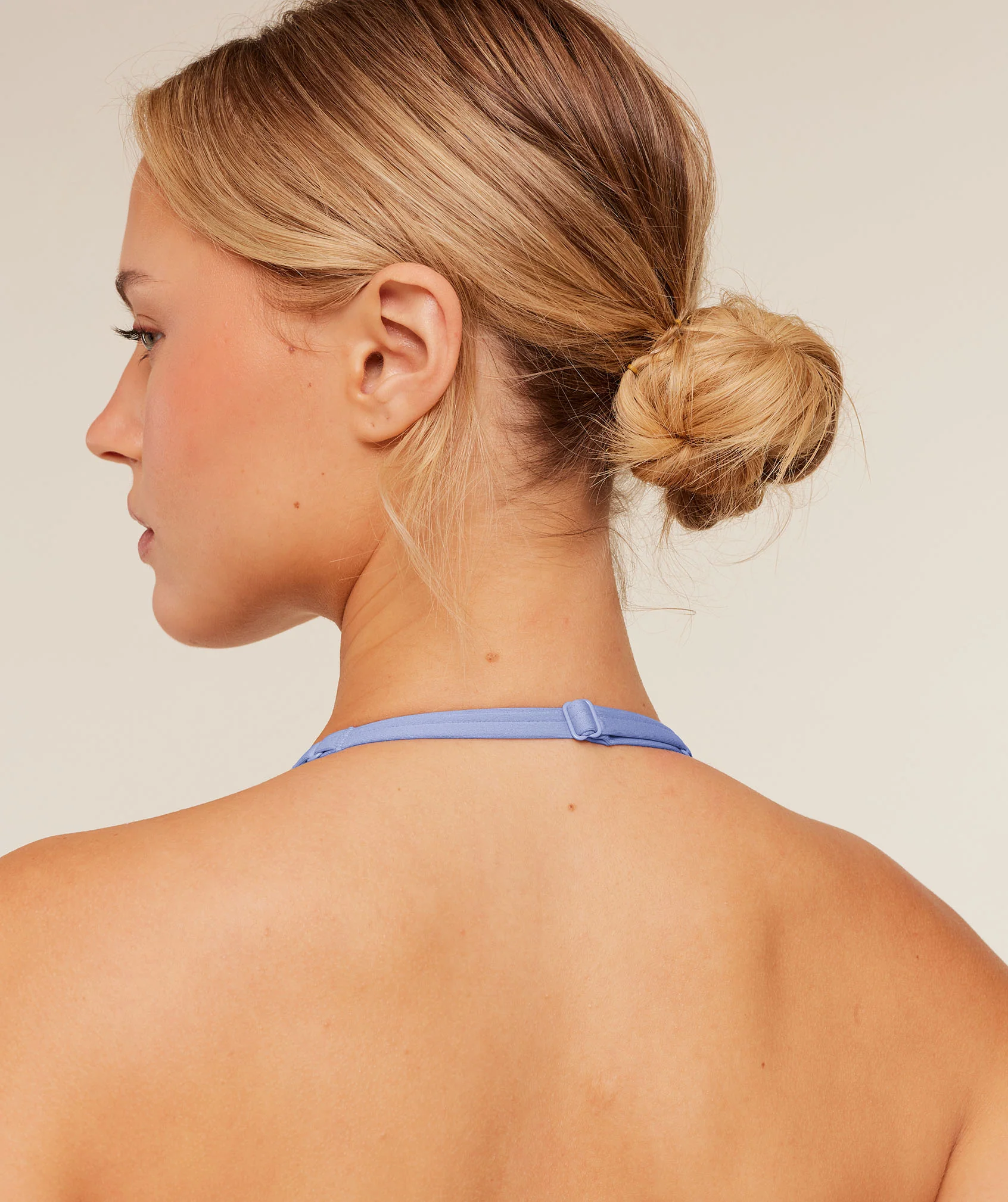 Gymshark Minimal Halterneck Sports Bra - Steady Purple - Image 5
