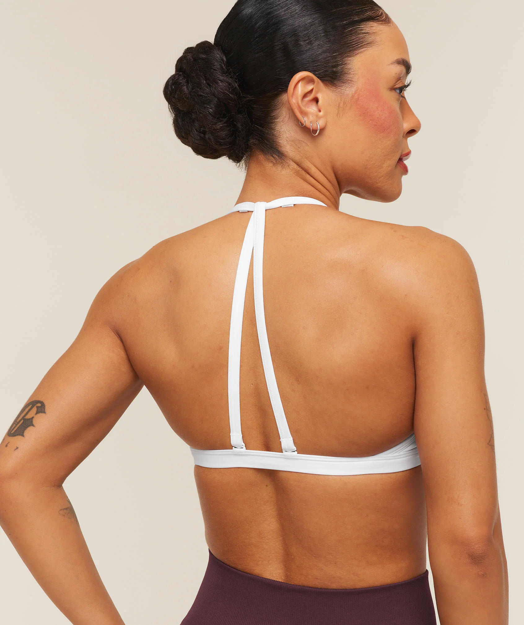 Gymshark Minimal Sports Bra 2.0 - White - Image 2