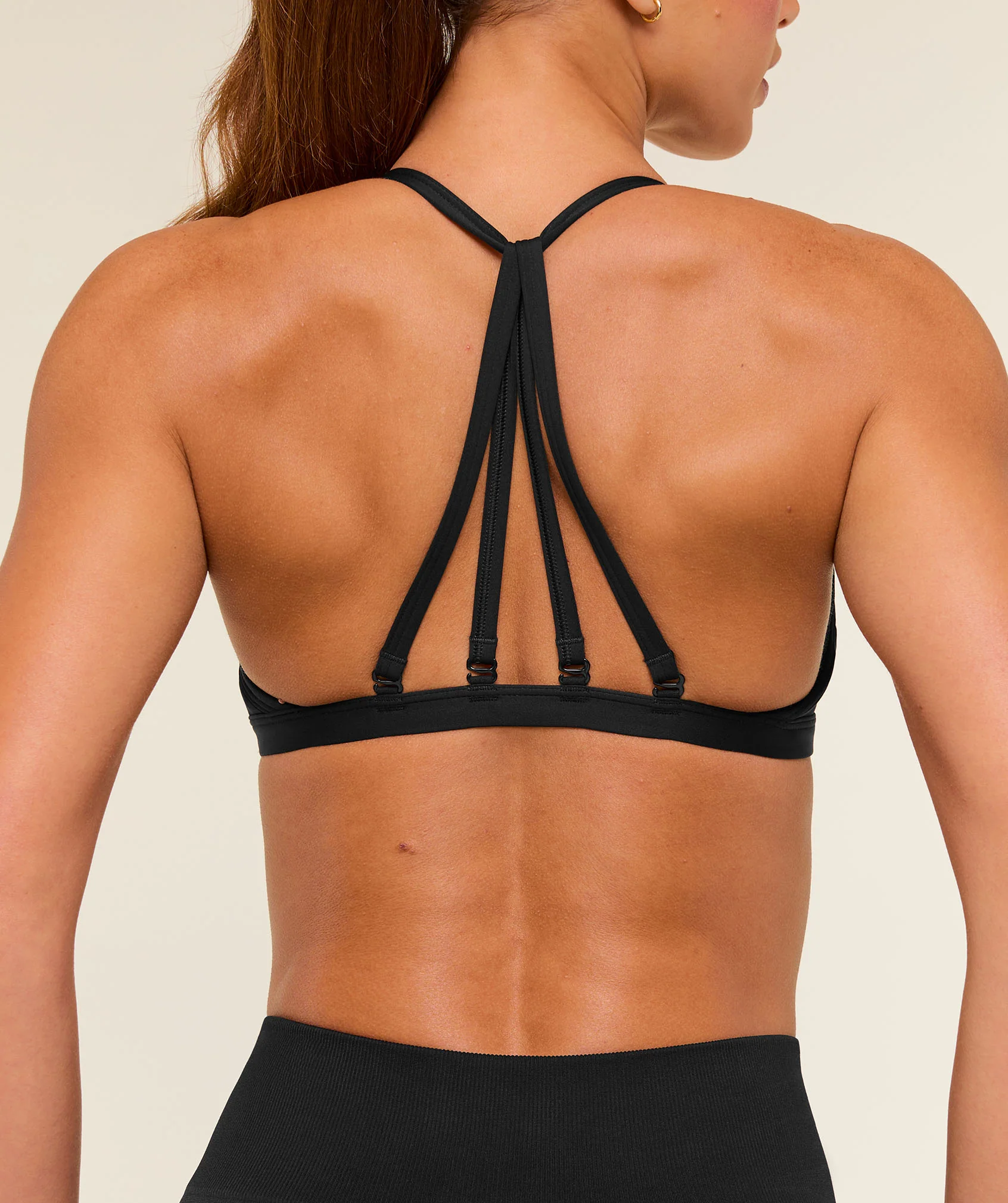Gymshark Minimal Sports Bra - Black - Image 5