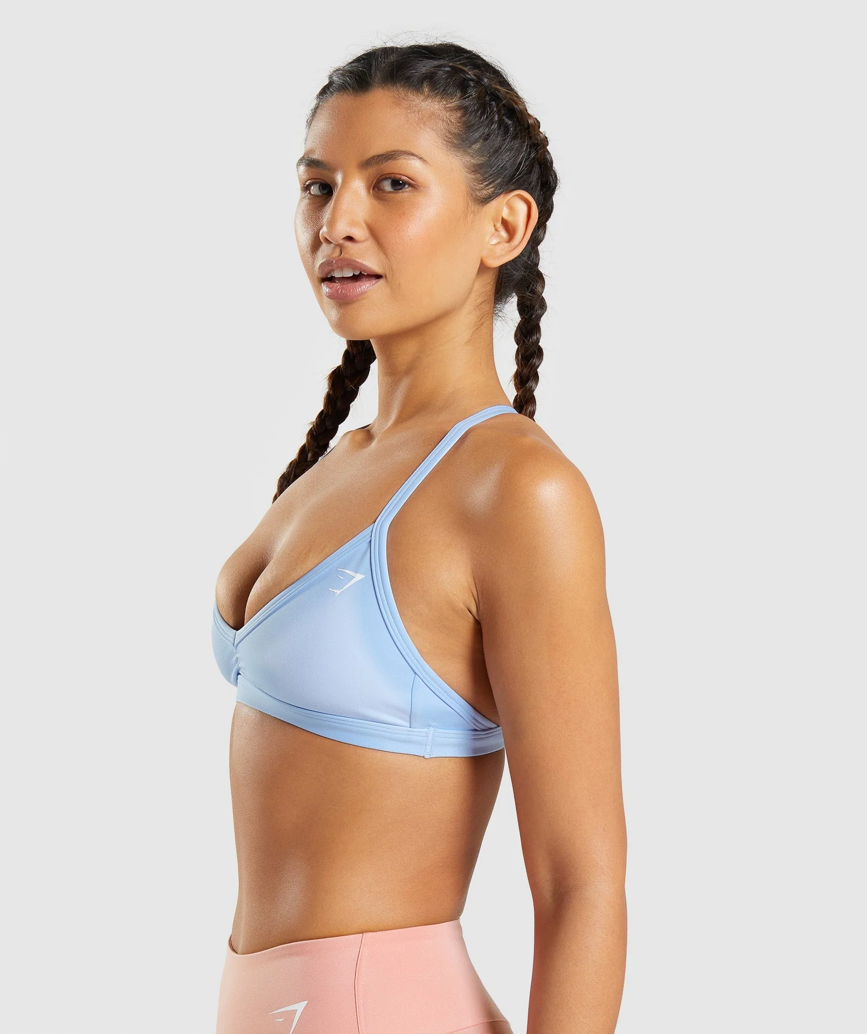 Gymshark Minimal Sports Bra - Moonstone Blue - Image 3