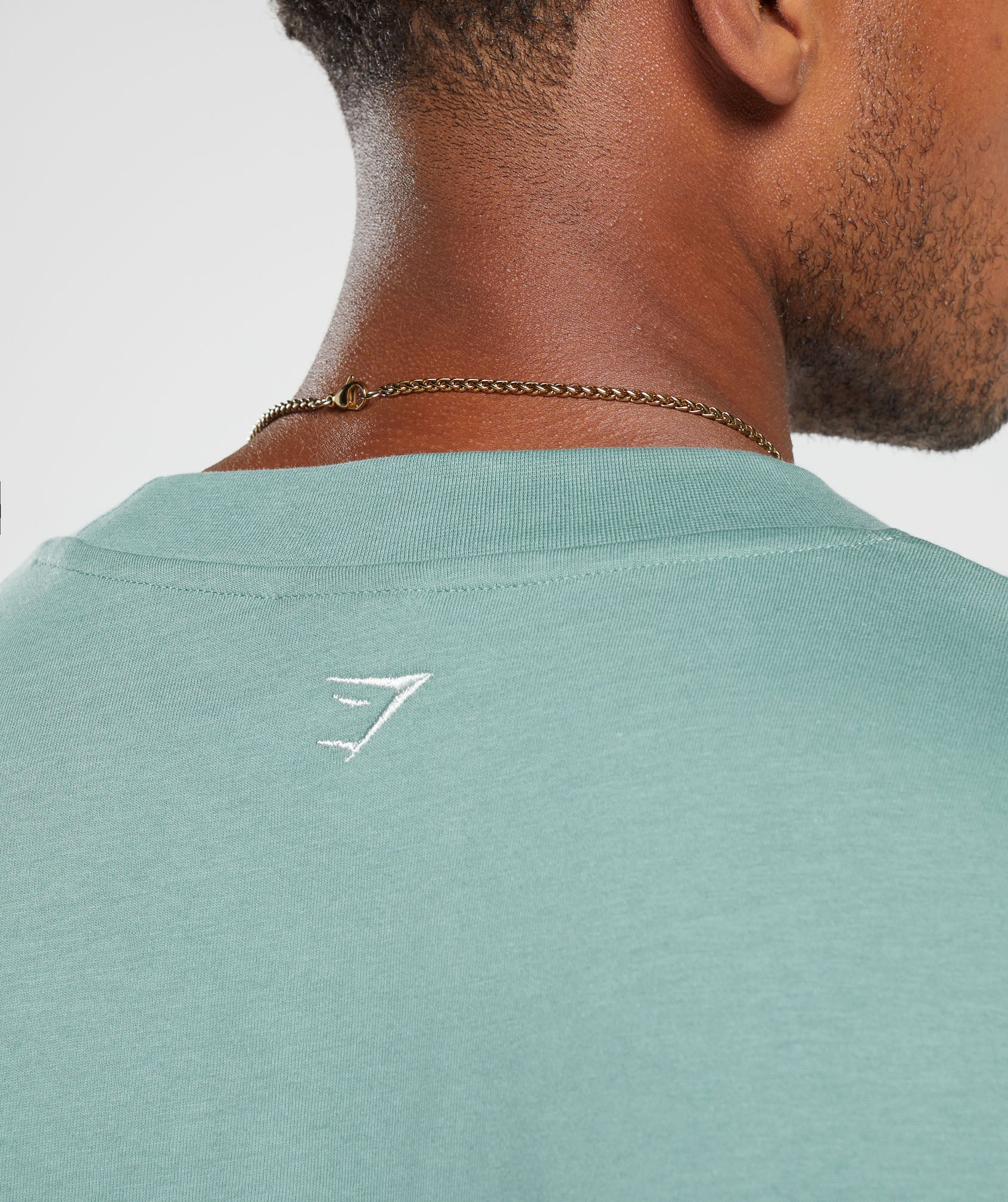 Gymshark Monogram T-Shirt - Ink Teal - Image 6