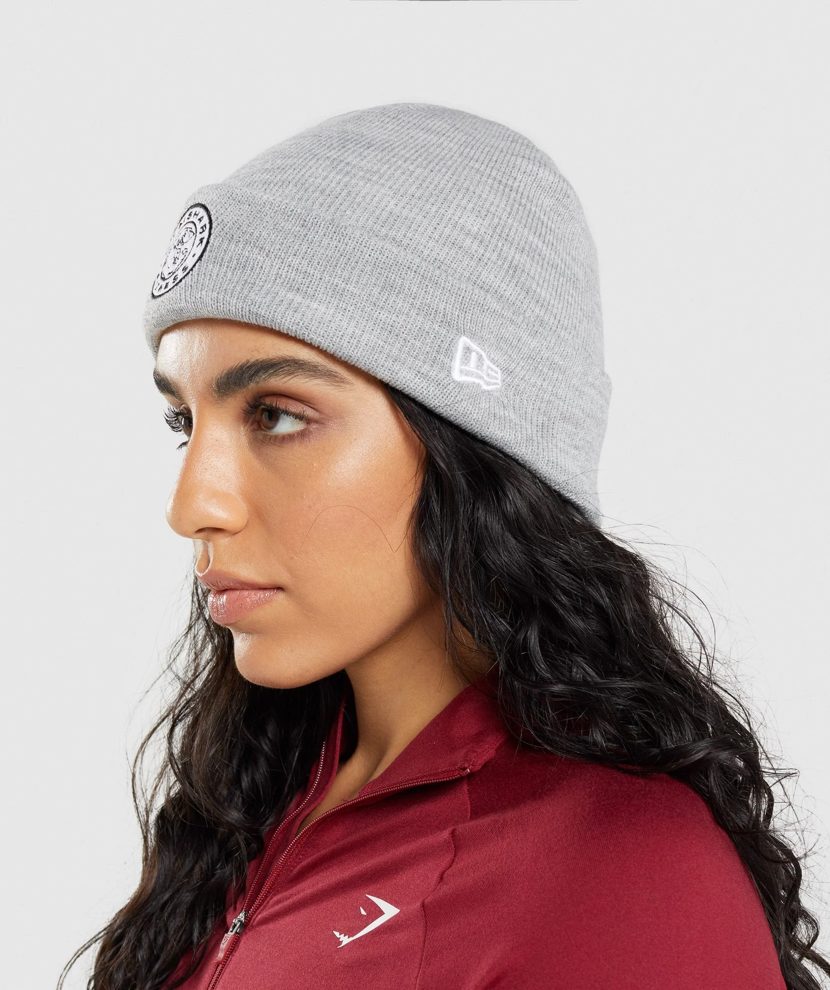 Gymshark New Era Legacy Cuff Knit - Grey - Image 2