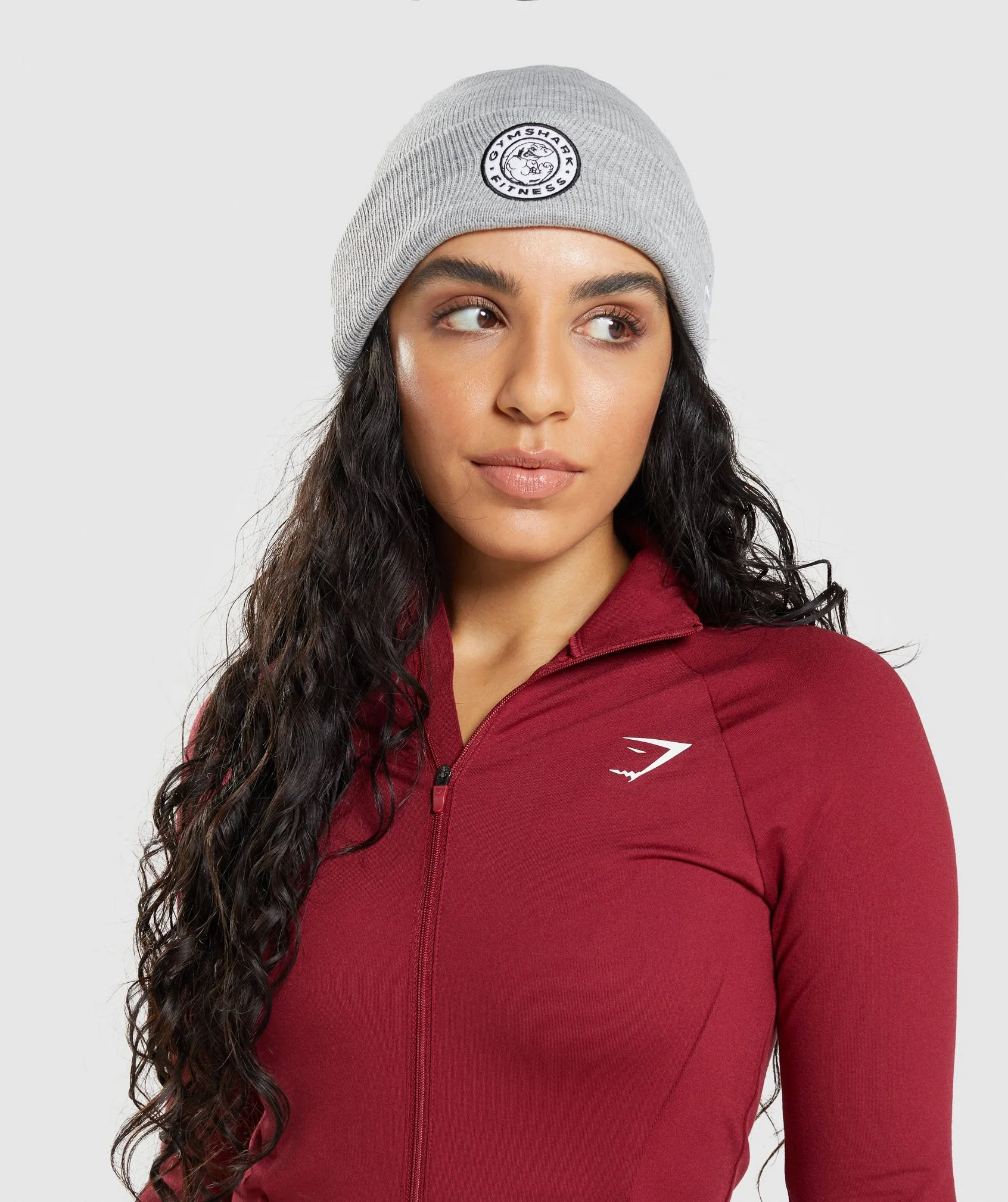 Gymshark New Era Legacy Cuff Knit - Grey - Image 4
