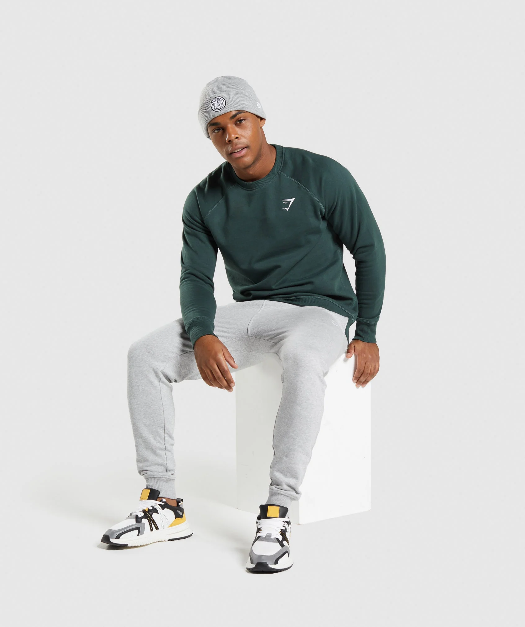 Gymshark New Era Legacy Cuff Knit - Grey - Image 6