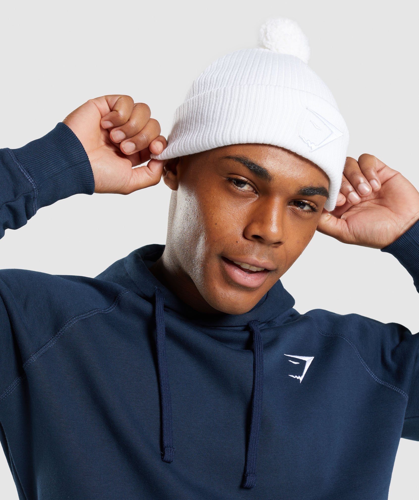 Gymshark New Era Mini Pom - White