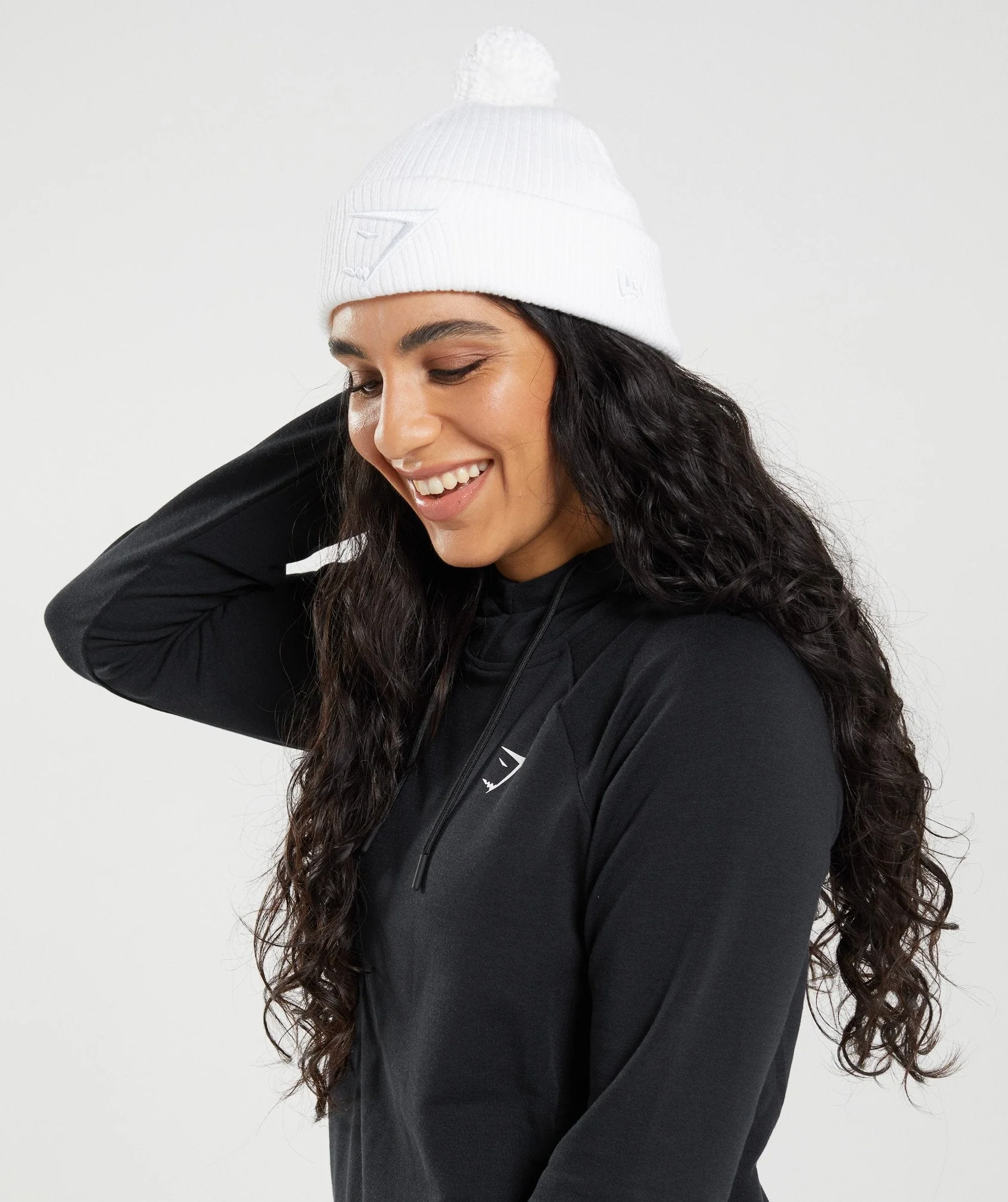Gymshark New Era Mini Pom - White - Image 4