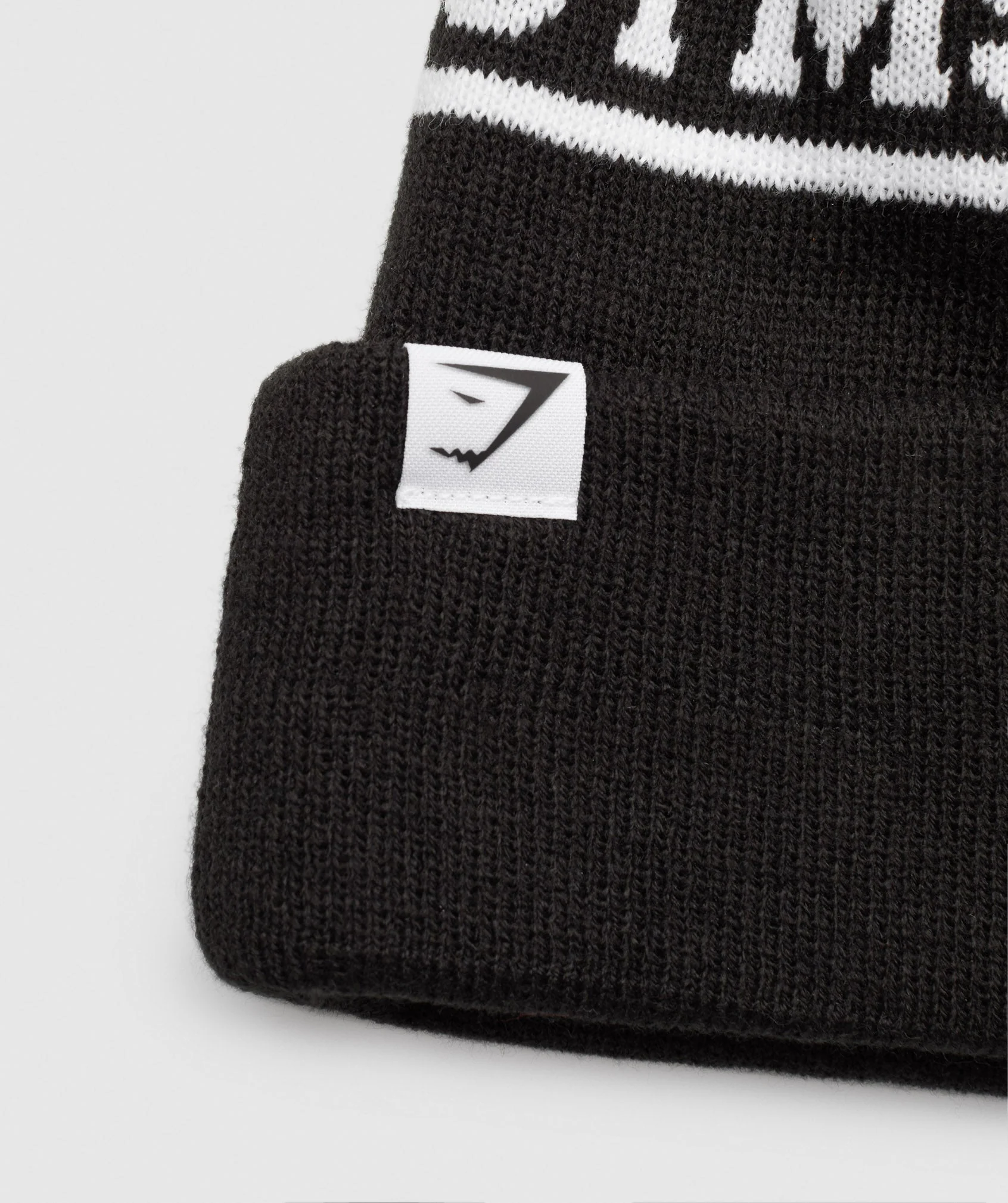 Gymshark New Era Tab Beanie - Black - Image 4