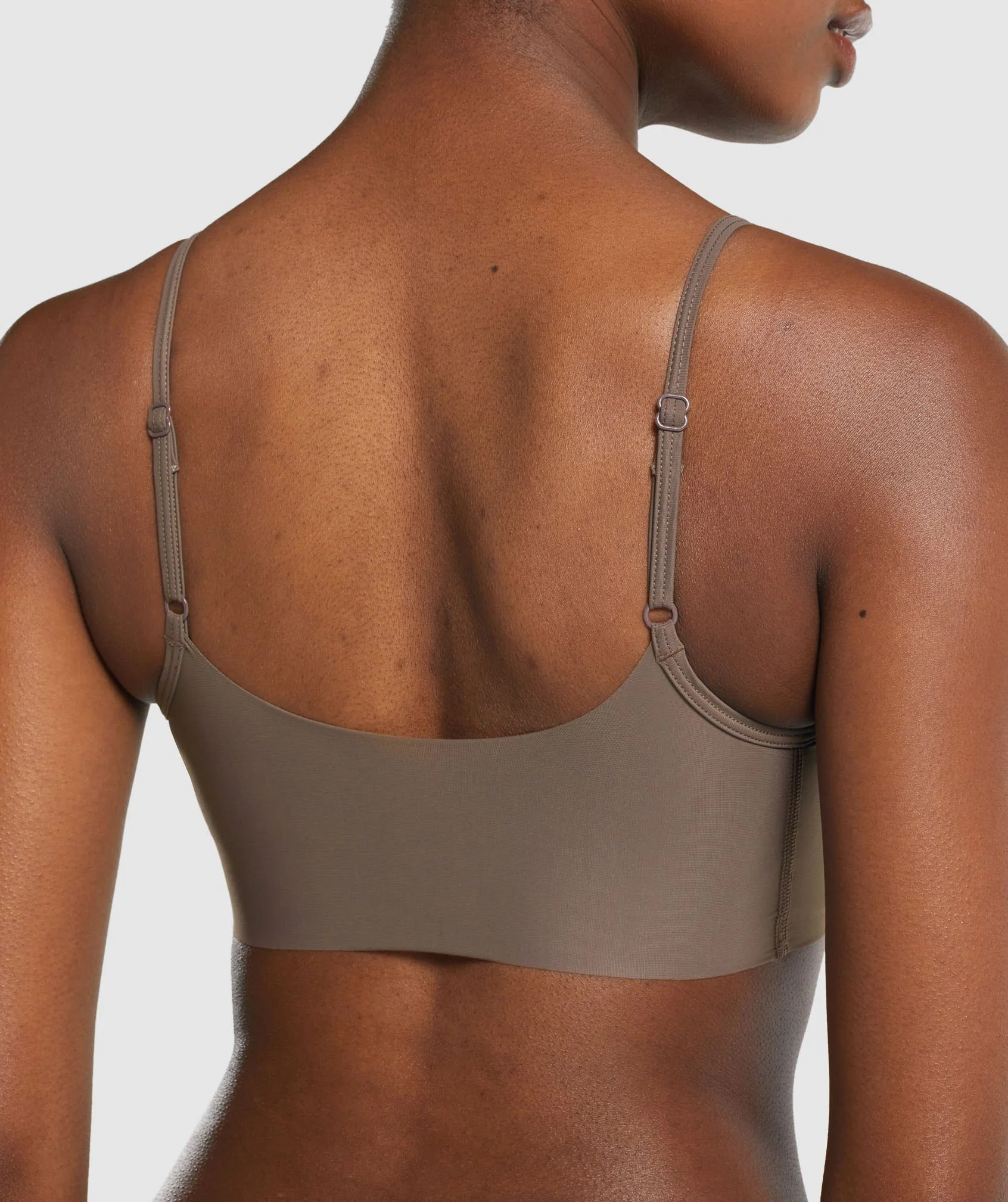 Gymshark No VPL Bralette - Brown - Image 6