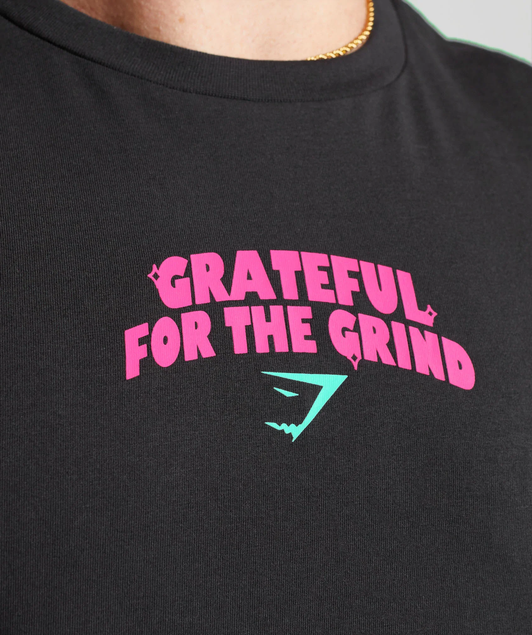 Gymshark Noah Ohlsen Oversized Sun T-Shirt - Black - Image 5