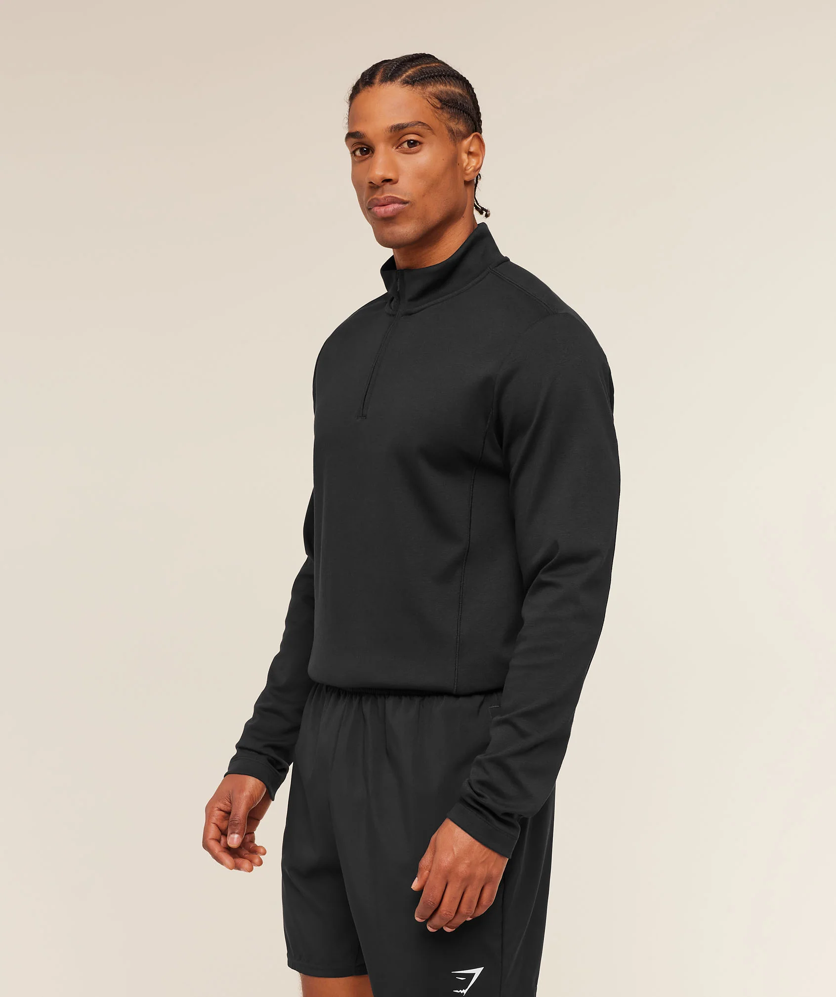 Gymshark Off Duty 1/4 Zip - Black - Image 3