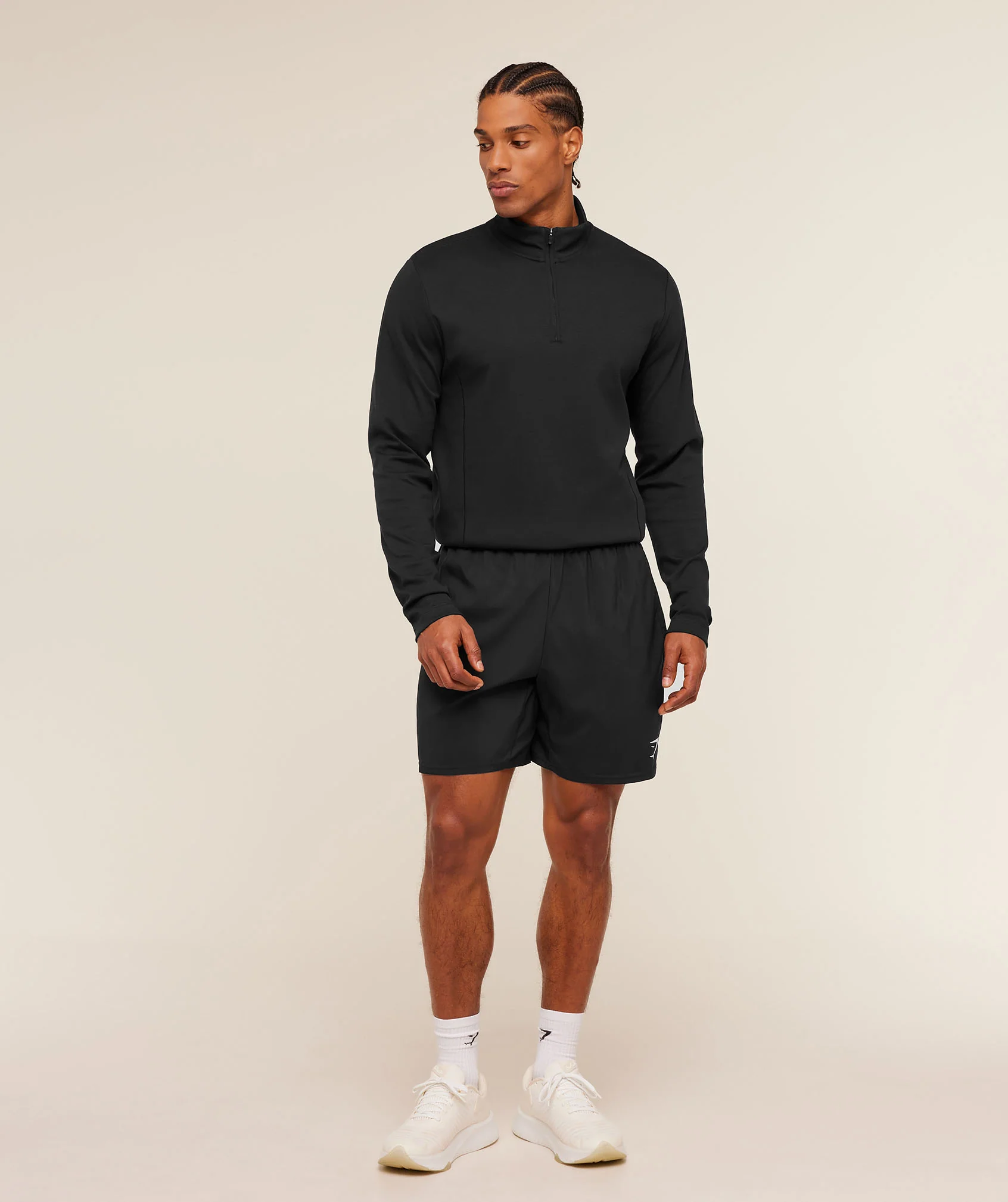 Gymshark Off Duty 1/4 Zip - Black - Image 4