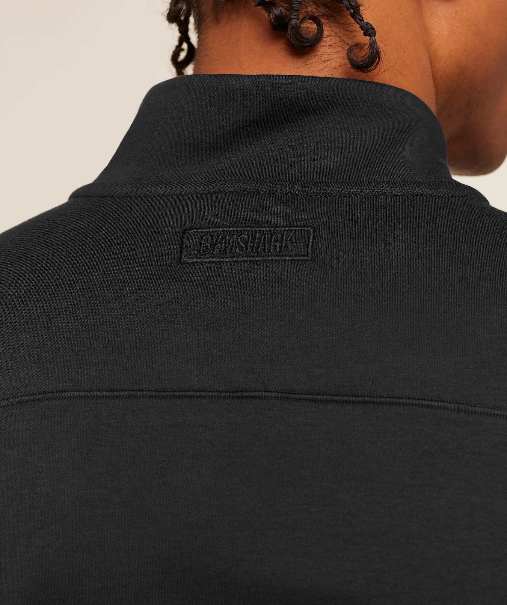 Gymshark Off Duty 1/4 Zip - Black - Image 7