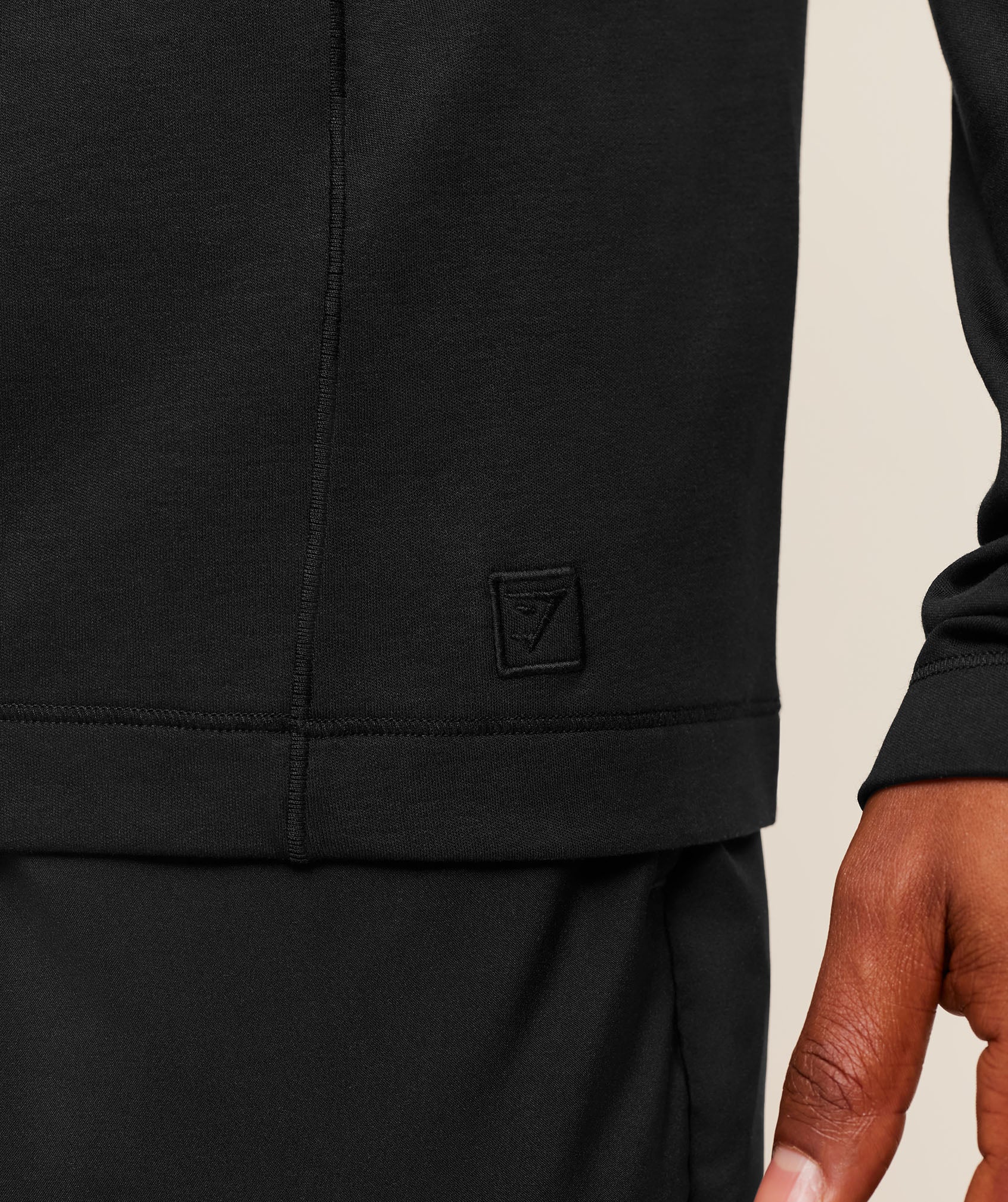 Gymshark Off Duty 1/4 Zip - Black - Image 8