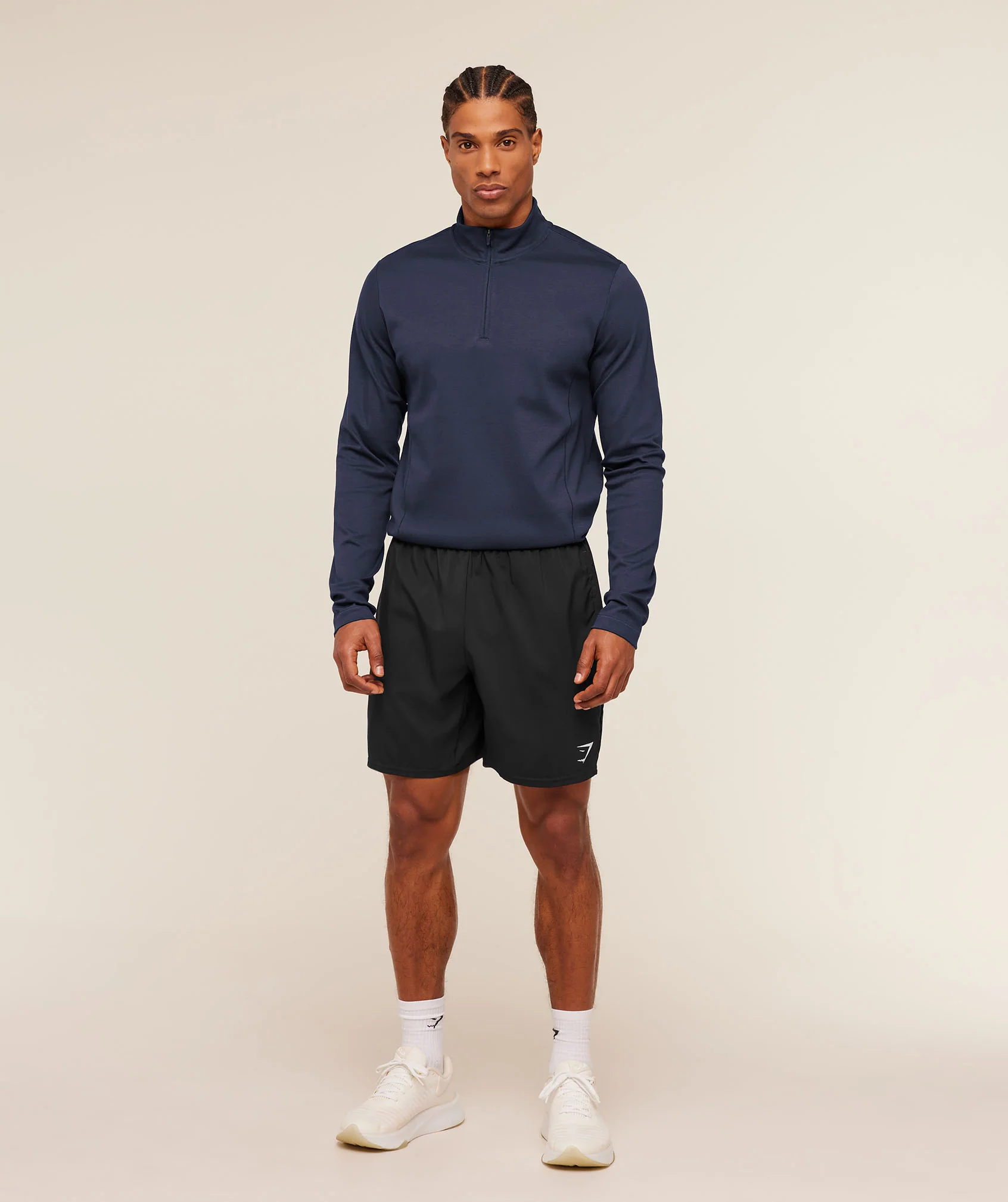 Gymshark Off Duty 1/4 Zip - Heavy Blue - Image 4