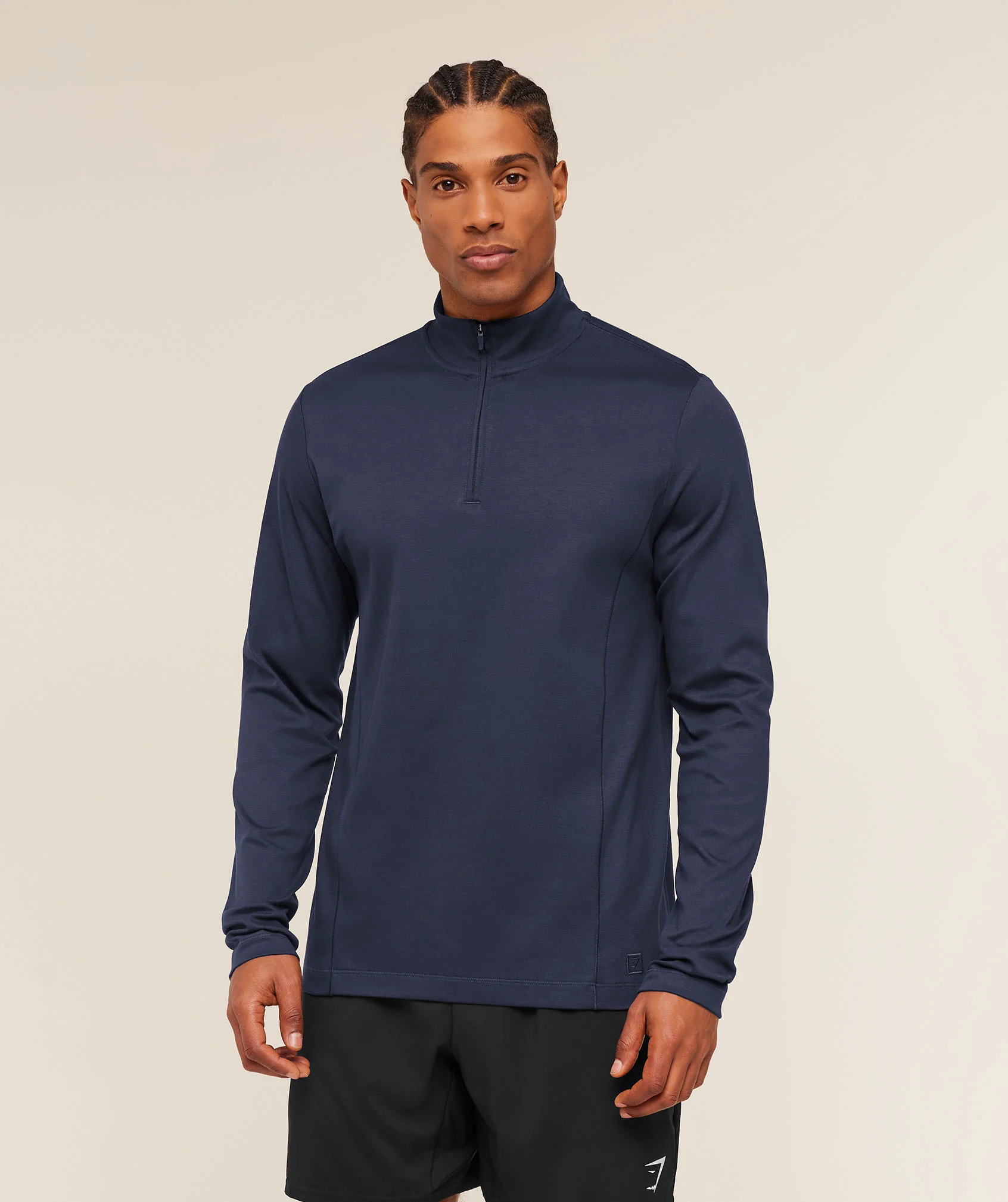Gymshark Off Duty 1/4 Zip - Heavy Blue - Image 5