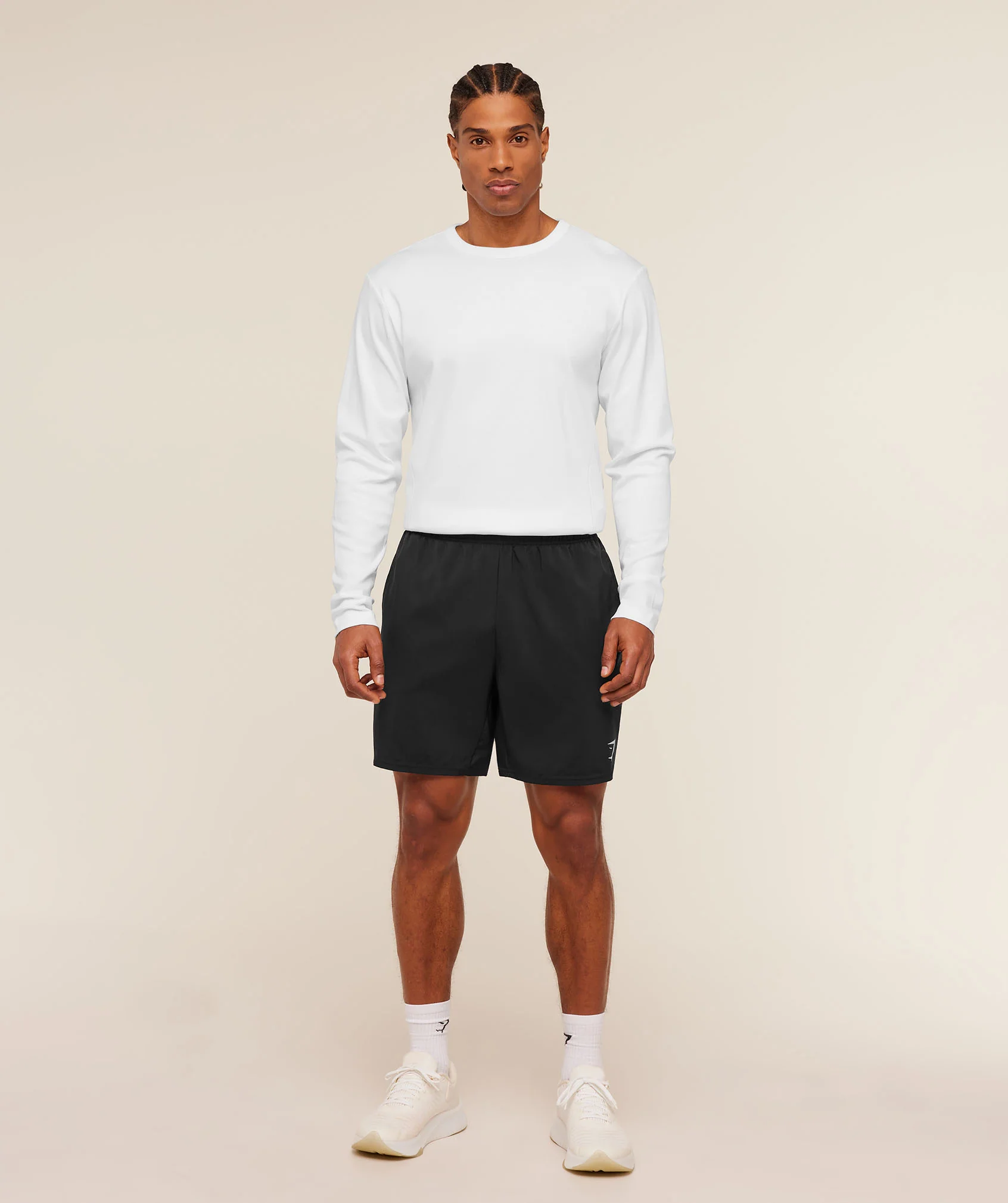 Gymshark Off Duty Long Sleeve T-Shirt - White - Image 5