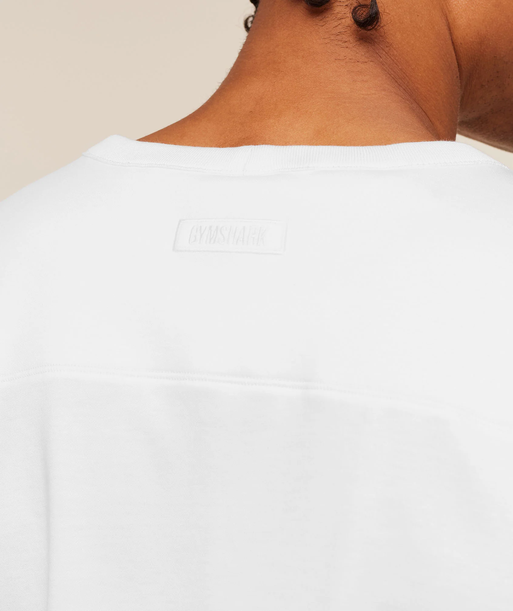 Gymshark Off Duty Long Sleeve T-Shirt - White - Image 6