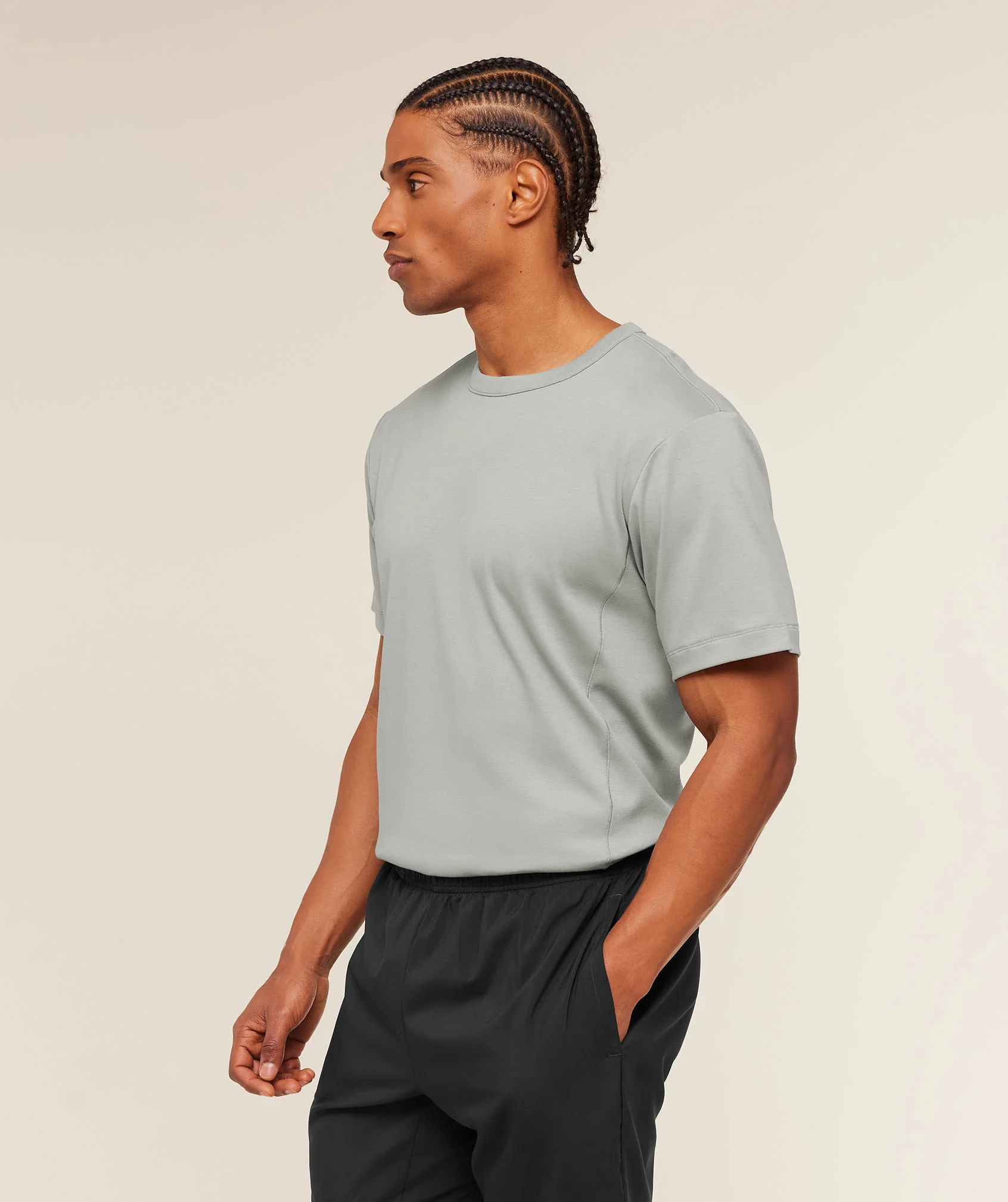 Gymshark Off Duty T-Shirt - Smokey Grey - Image 3