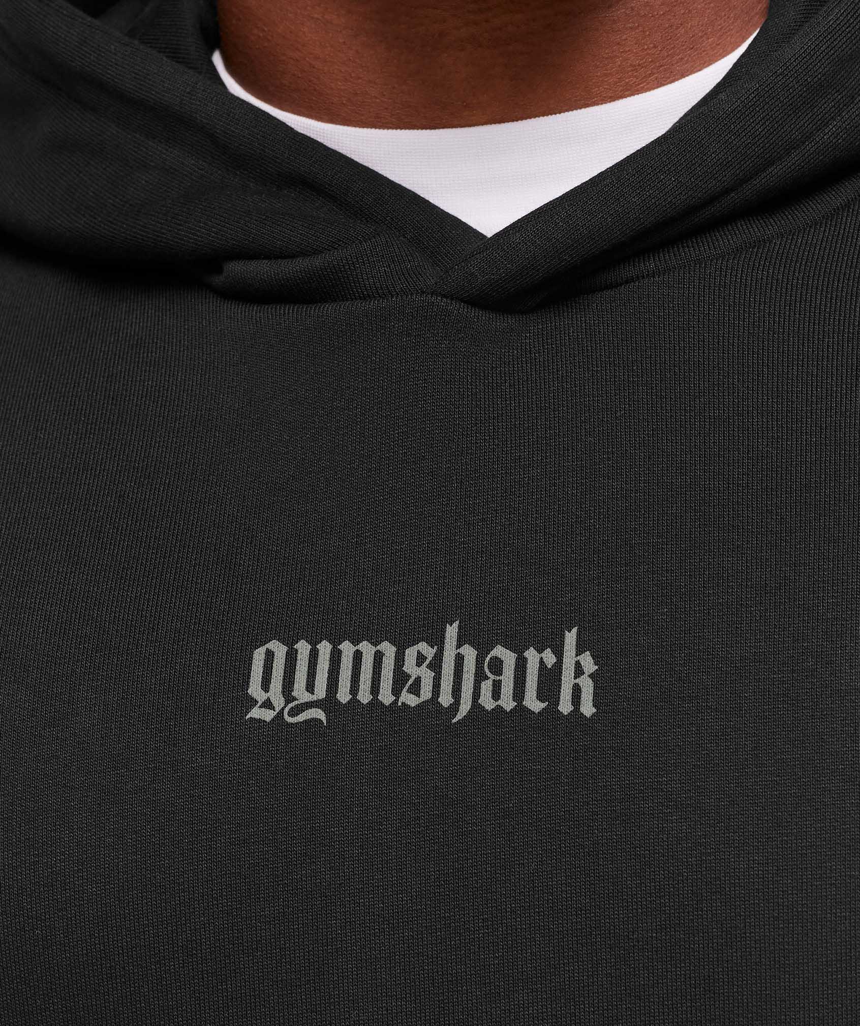 Gymshark Olde English Hoodie - Black - Image 5