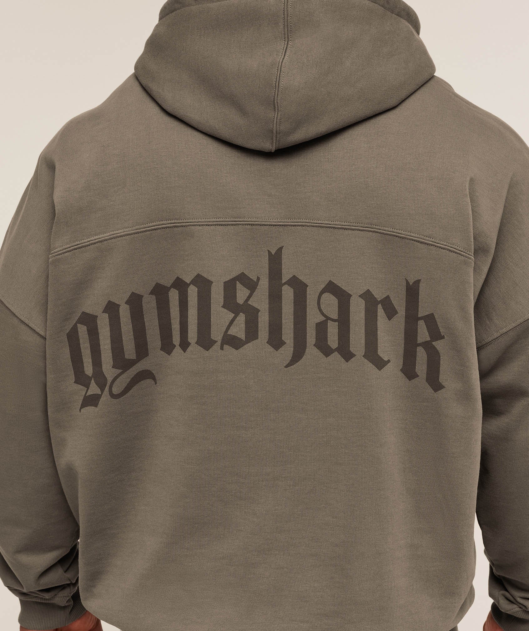 Gymshark Olde English Hoodie - Camo Brown - Image 5