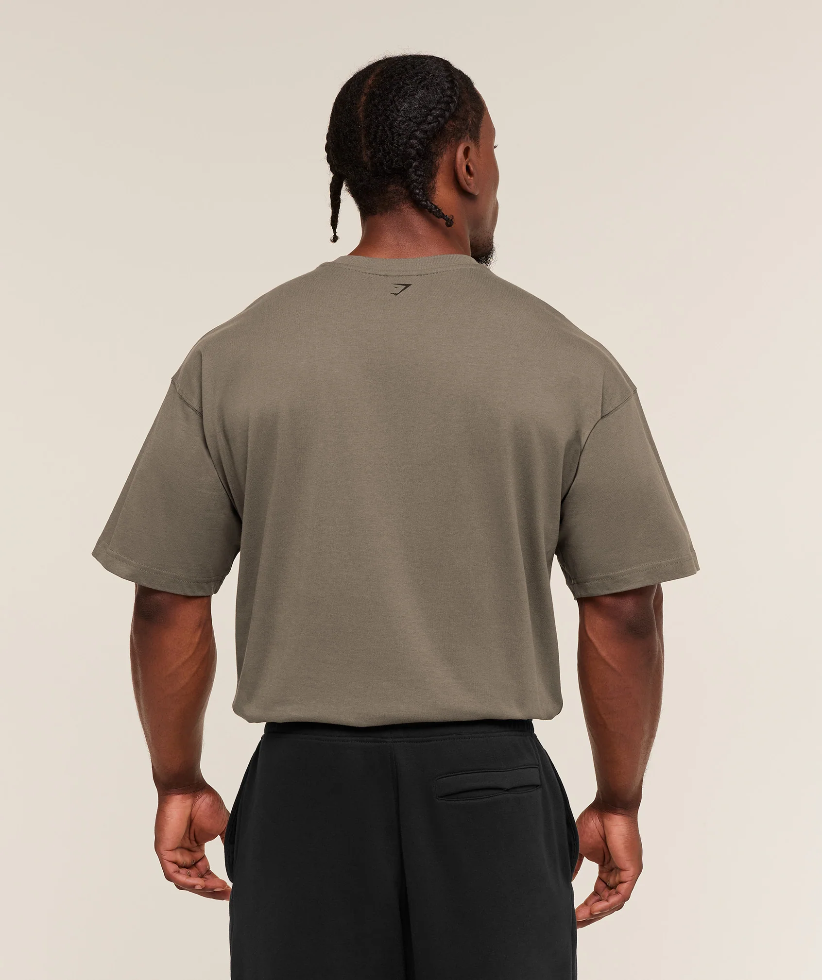 Gymshark Olde English T-Shirt - Camo Brown - Image 2