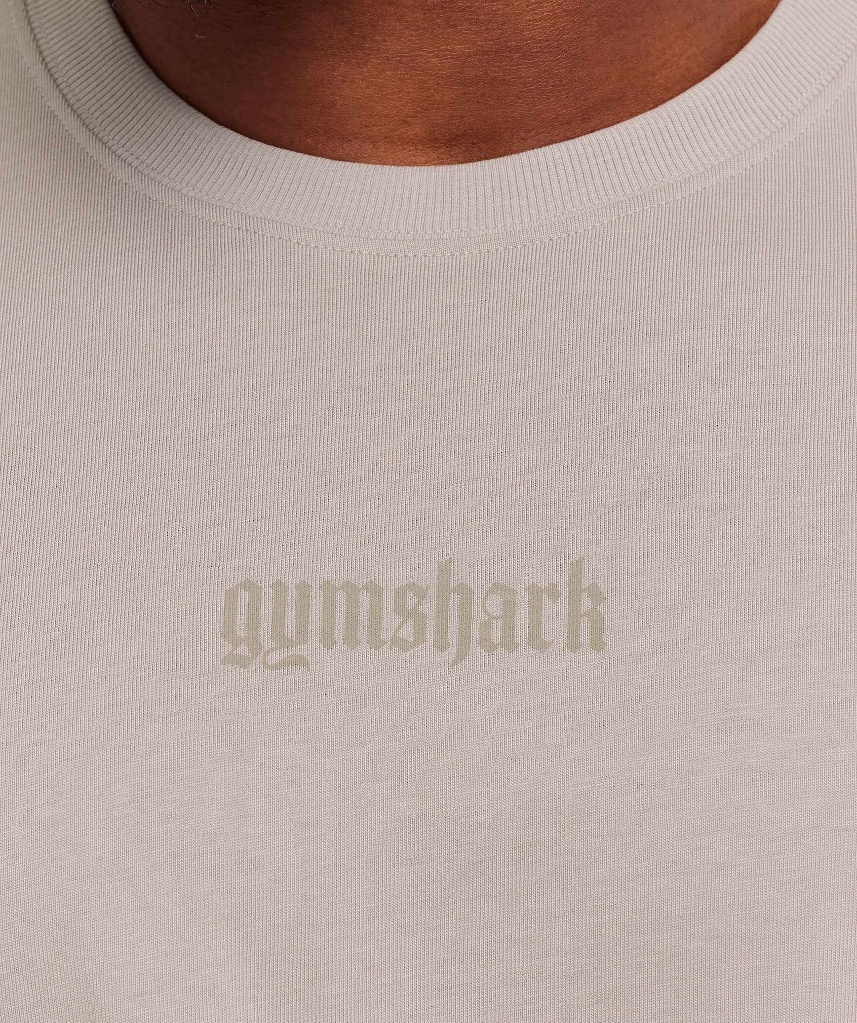 Gymshark Olde English T-Shirt - Mushroom Grey - Image 7
