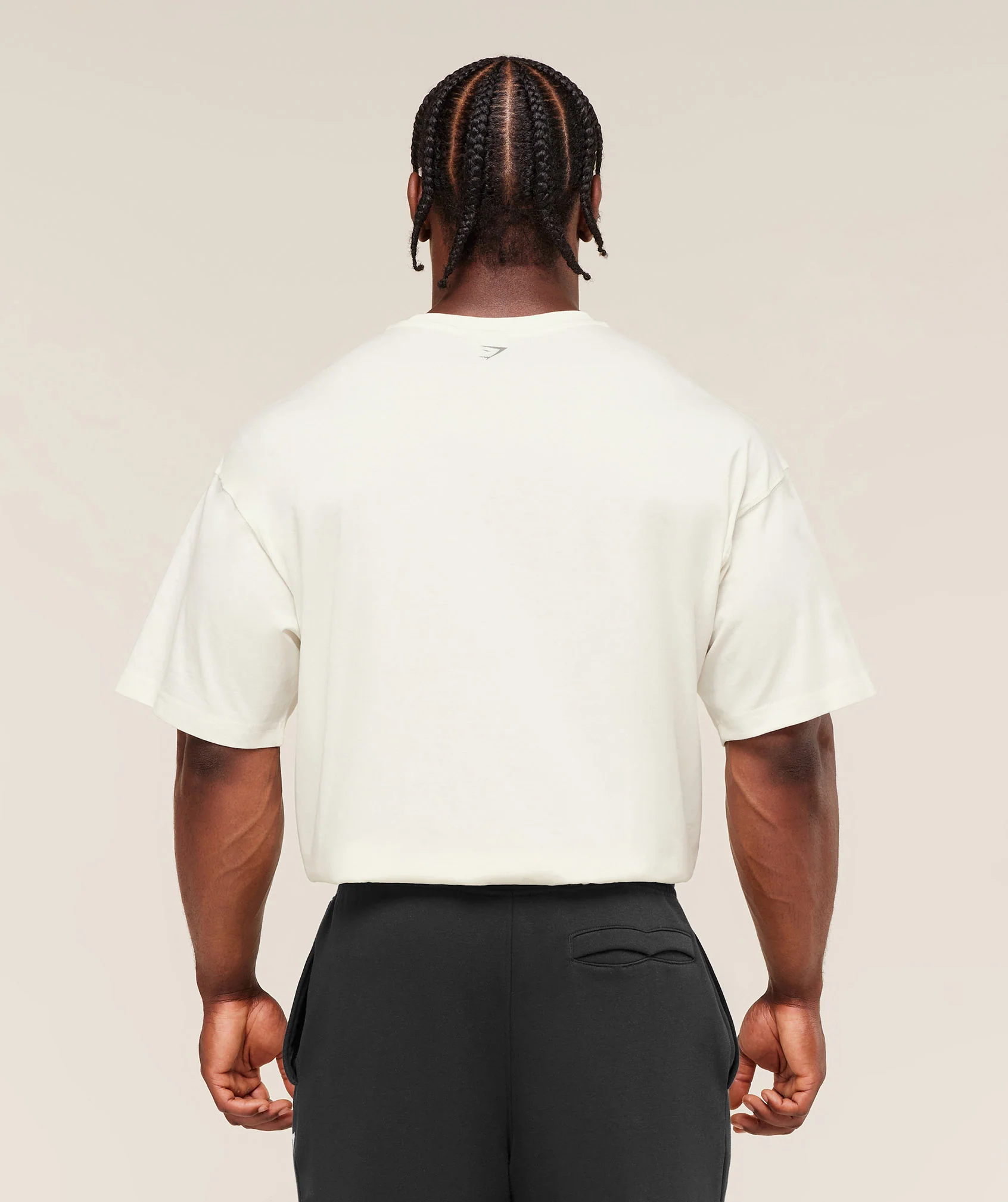 Gymshark Olde English T-Shirt - Soft White - Image 2