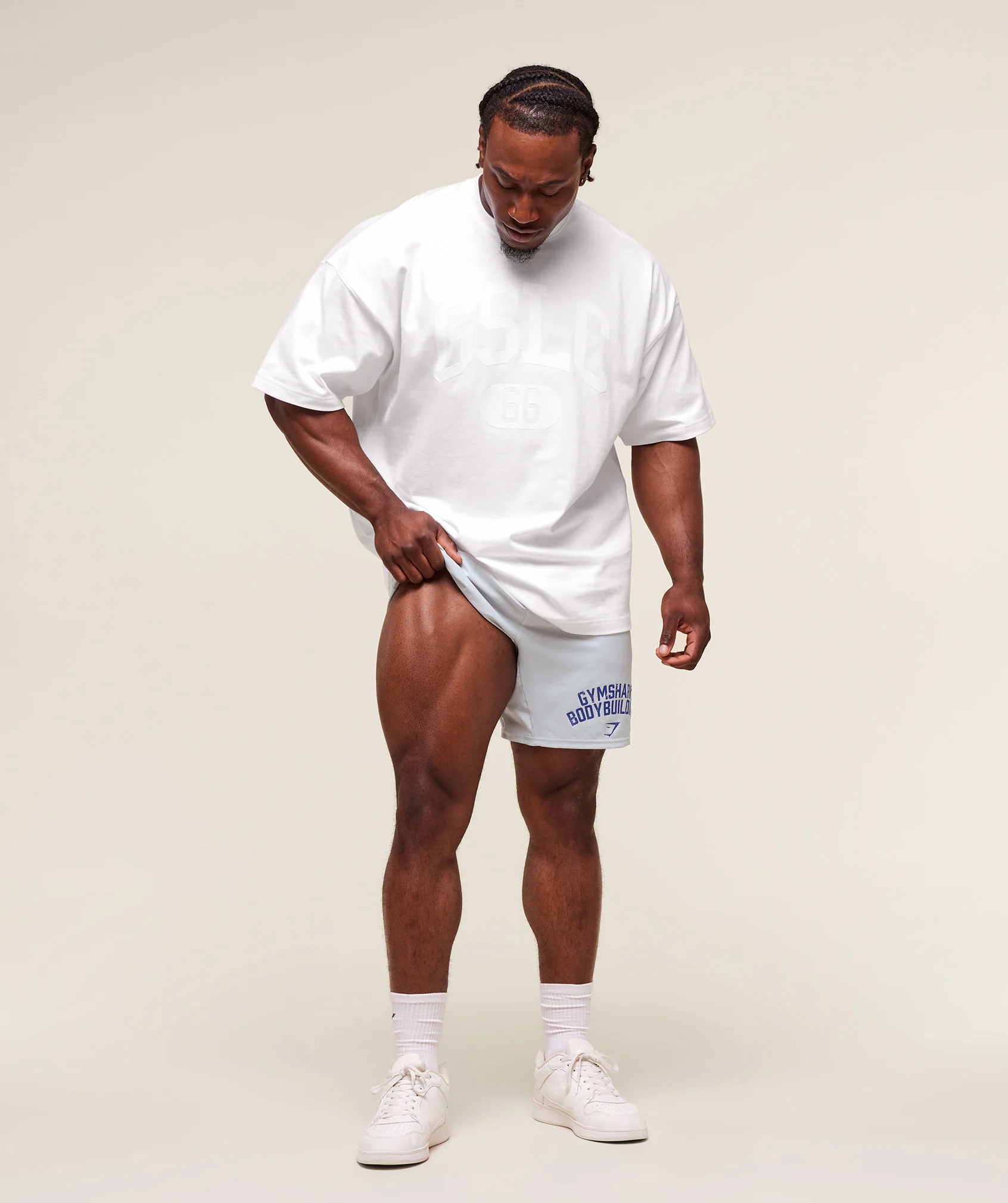 Gymshark Olympic Bar 7" Short - Metal Grey - Image 4