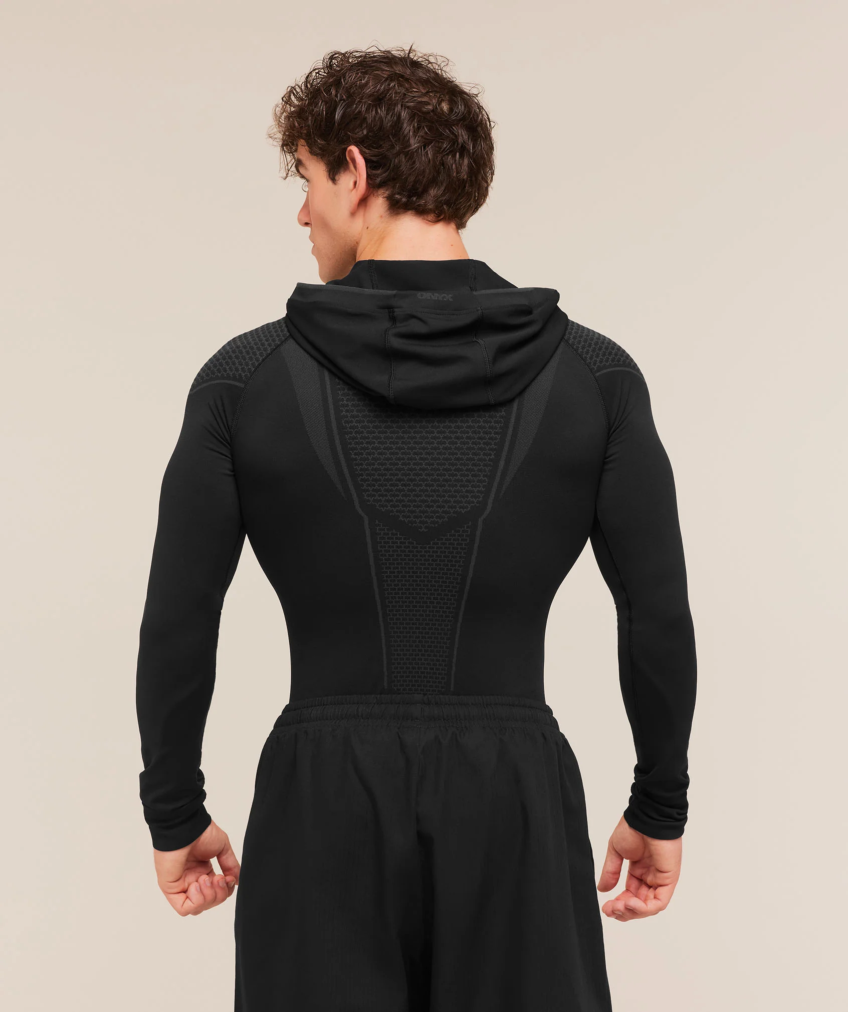 Gymshark Onyx V1 Hoodie - Black/Onyx Grey - Image 2
