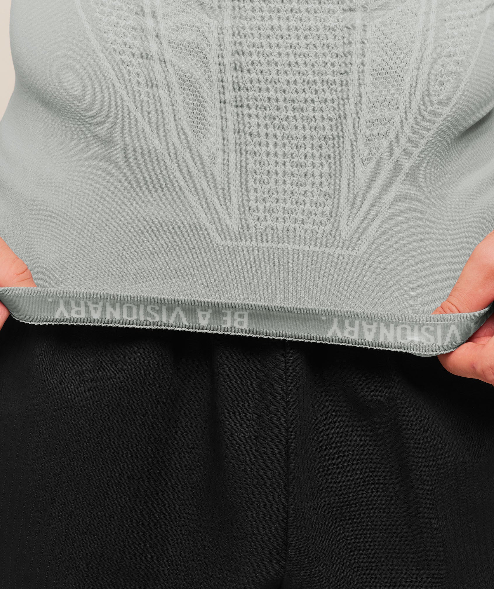 Gymshark Onyx V1 T-Shirt - Smokey Grey/Light Grey/White - Image 7