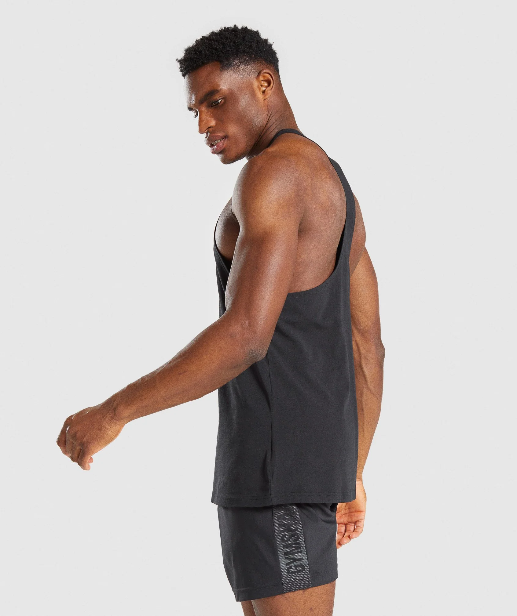 Gymshark Outline Stringer - Black - Image 3