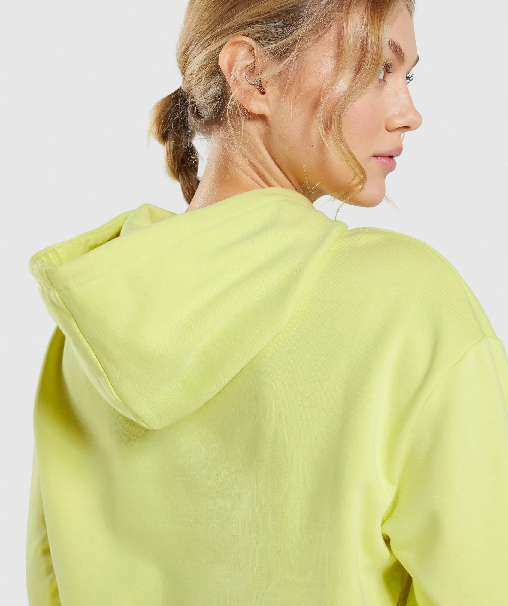 Gymshark Training Oversized Hoodie - Firefly Green - Image 6