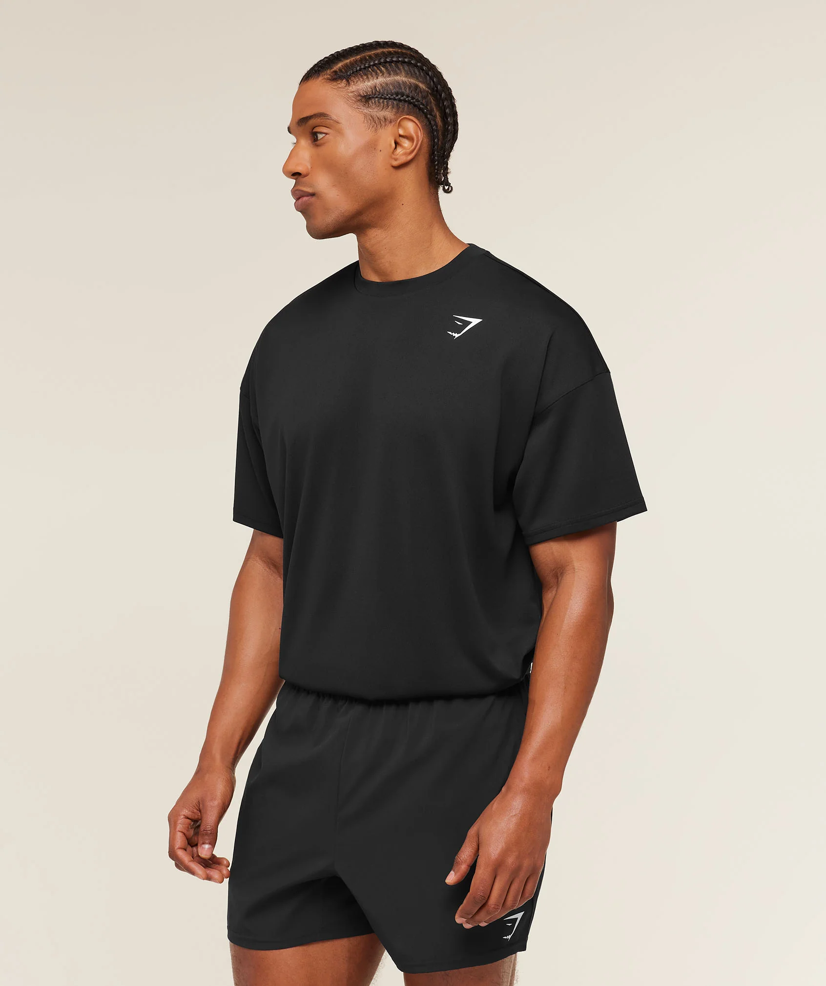 Gymshark Arrival Oversized T-Shirt - Black - Image 2