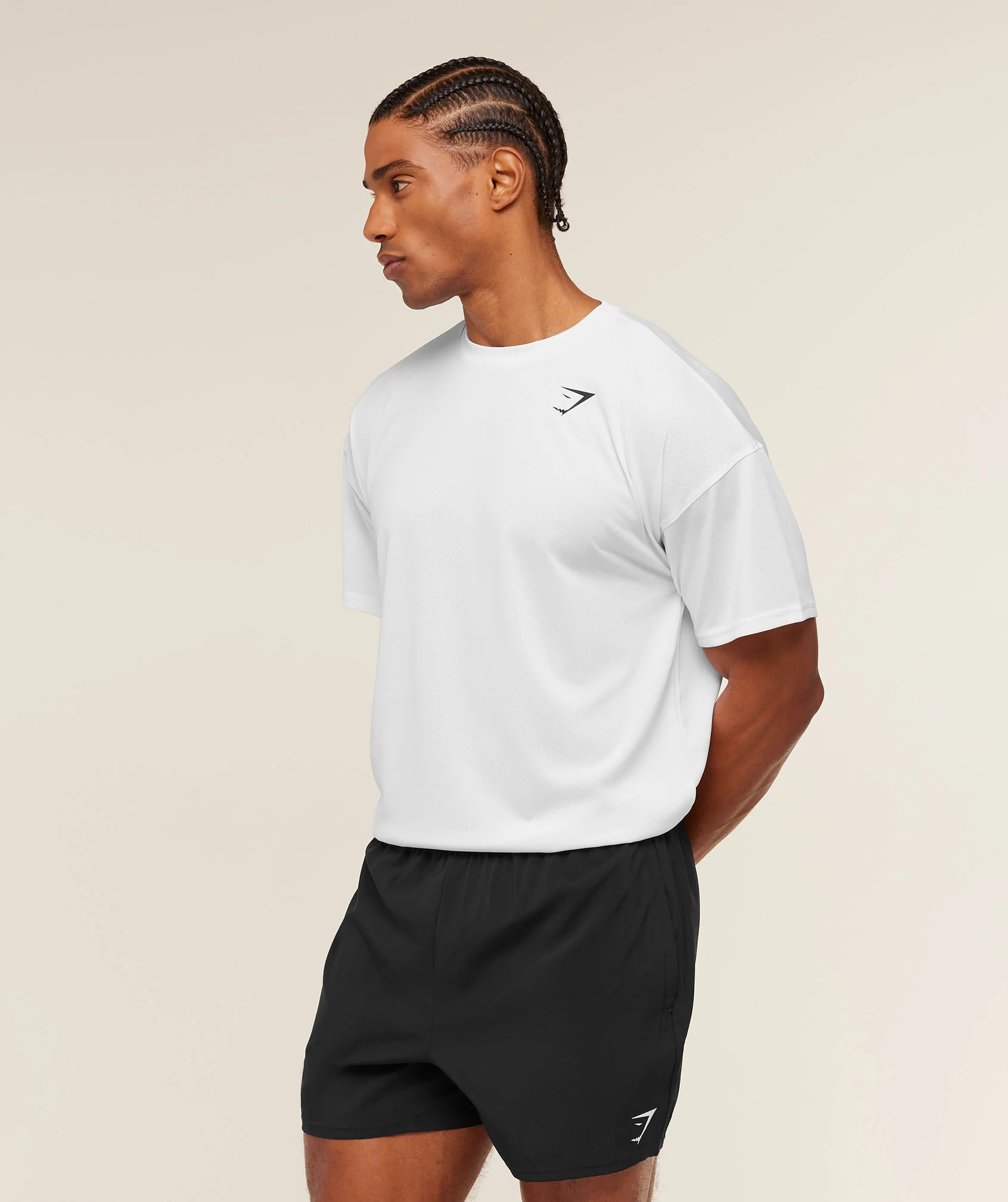 Gymshark Arrival Oversized T-Shirt - White - Image 2