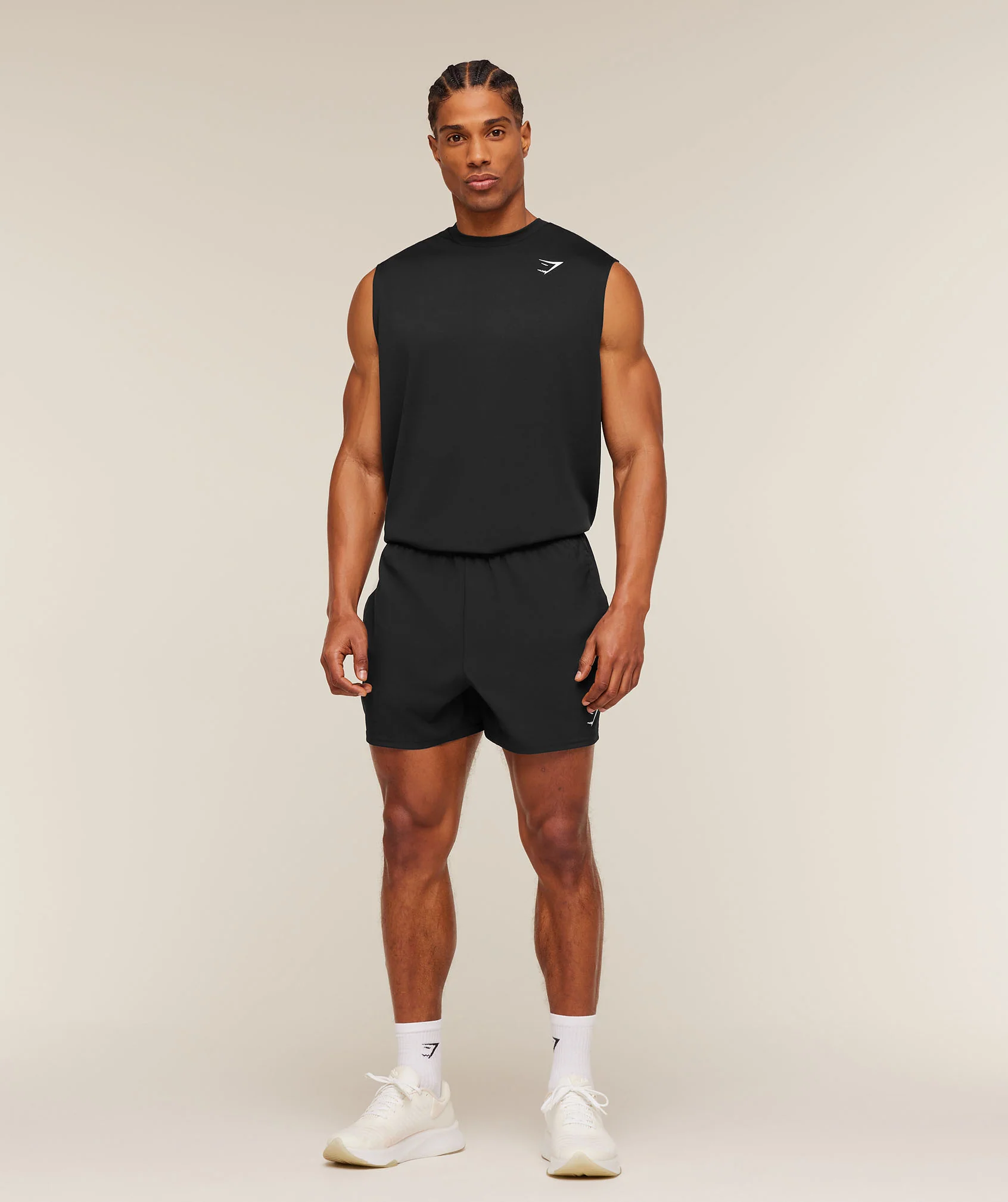 Gymshark Arrival Oversized Tank - Black - Image 4