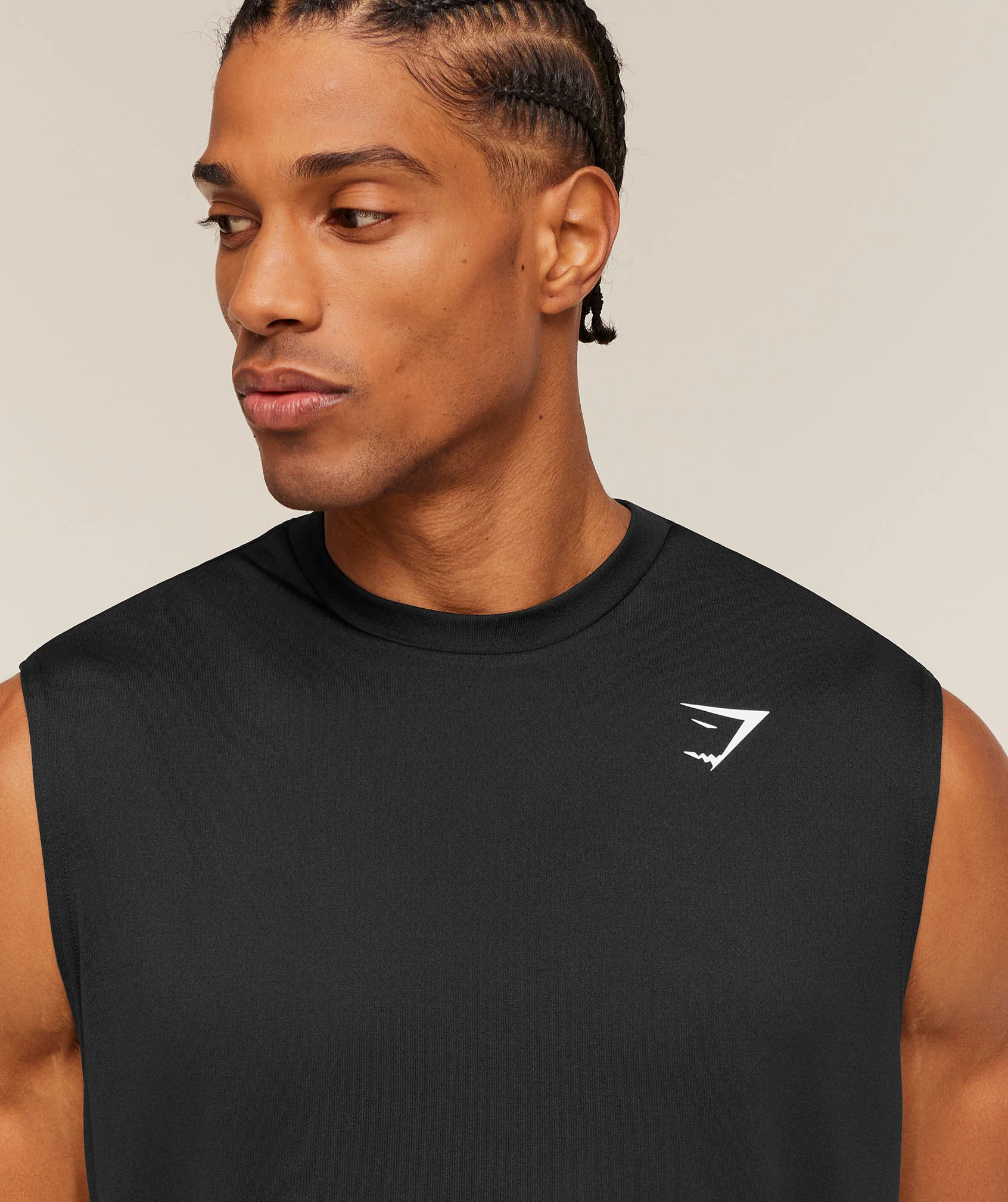 Gymshark Arrival Oversized Tank - Black - Image 5