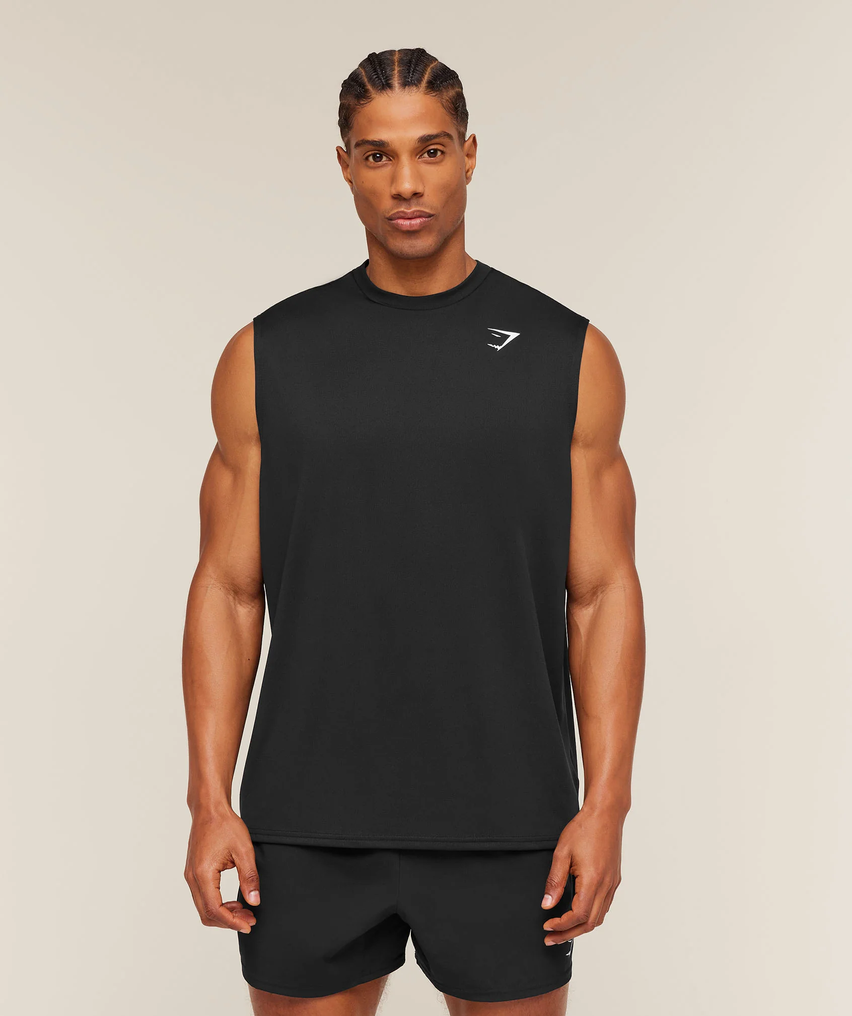 Gymshark Arrival Oversized Tank - Black - Image 6