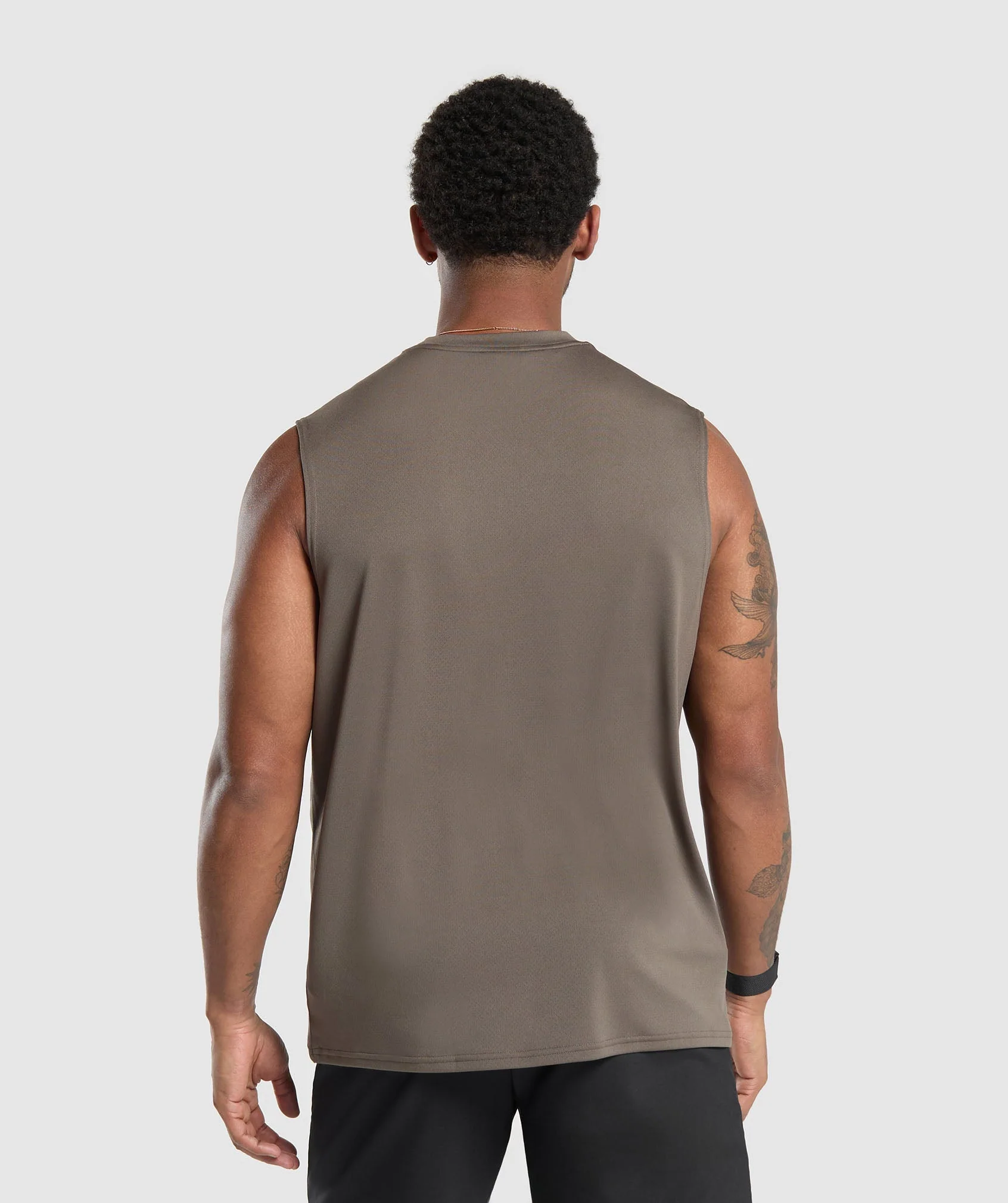 Gymshark Arrival Oversized Tank - Camo Brown - Image 2